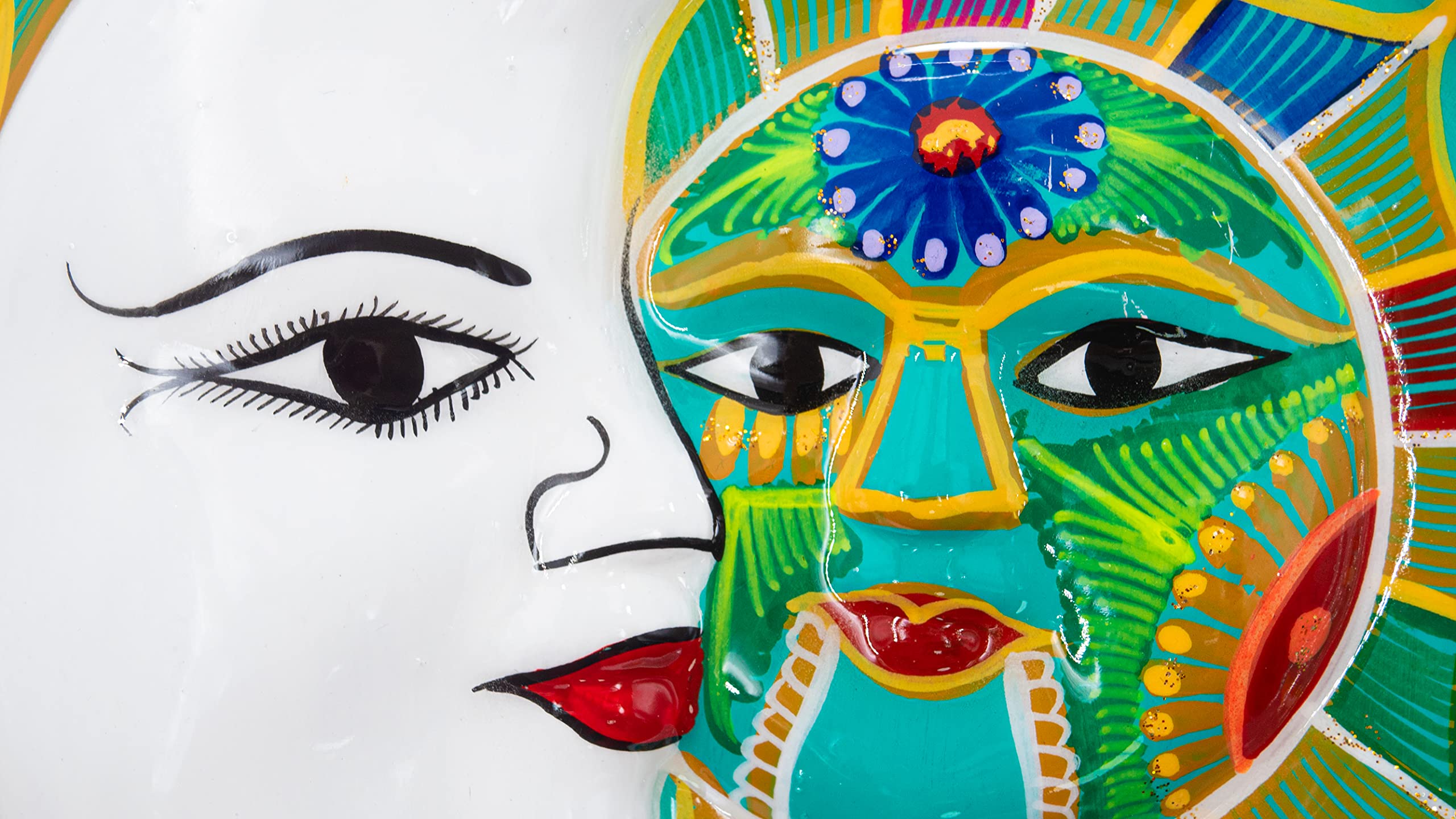 Fiesta Brands Sun And Moon Decor Mexican Wall Art 