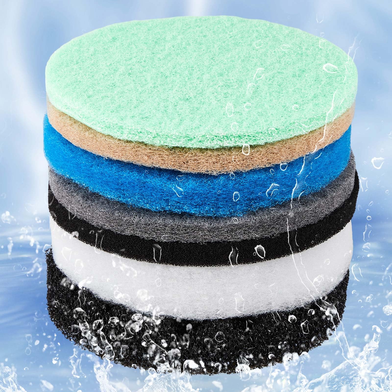 Threlaco Kit de filtro de repuesto de 28 piezas compatible con Fx2/FX4/FX5/FX6, incluyendo almohadilla de carbono, almohadillas Bio-Sponge+, almohadilla de pulido de agua, esponja de limpieza rápida