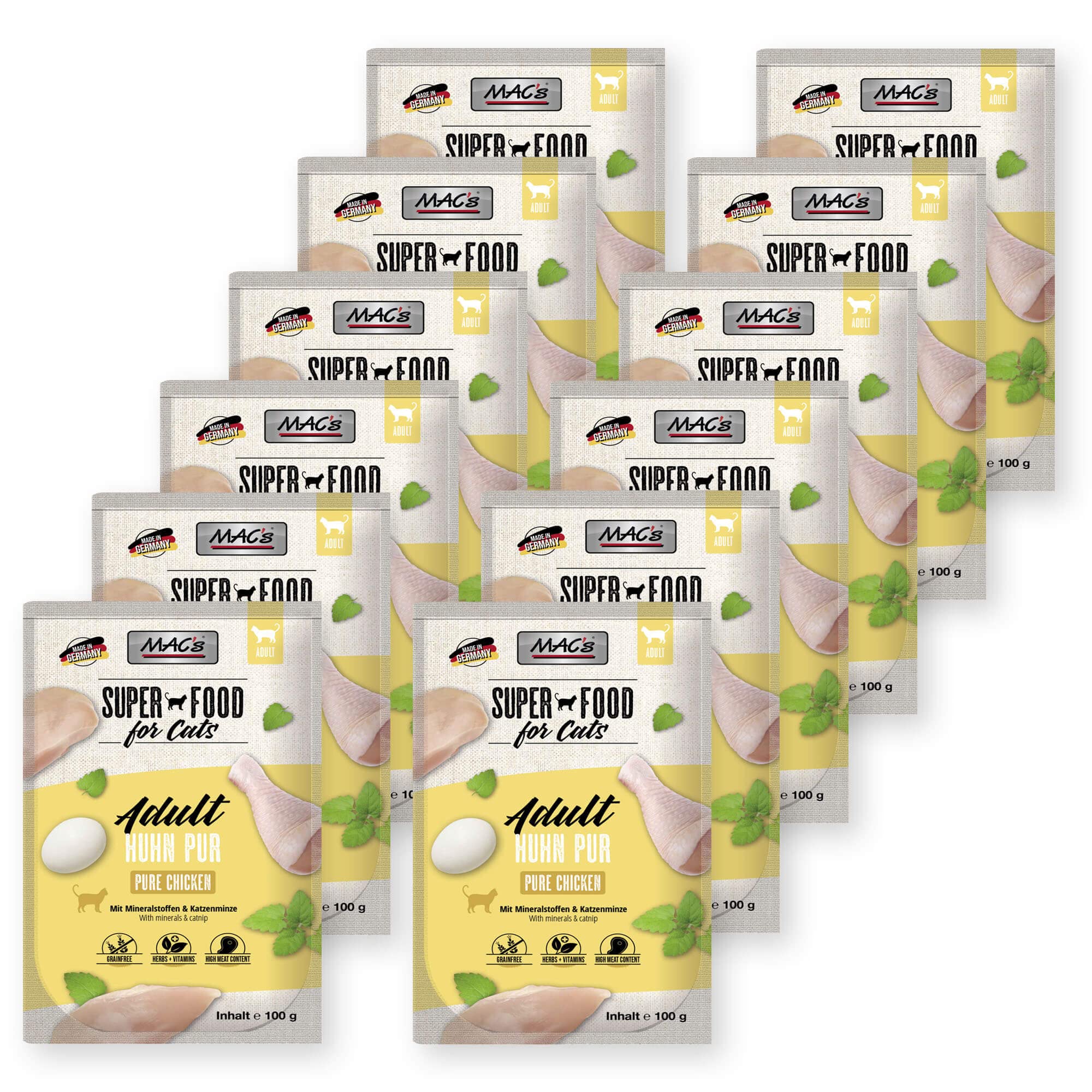 Hähnchen Pur/Kräuter 12 x 100 g