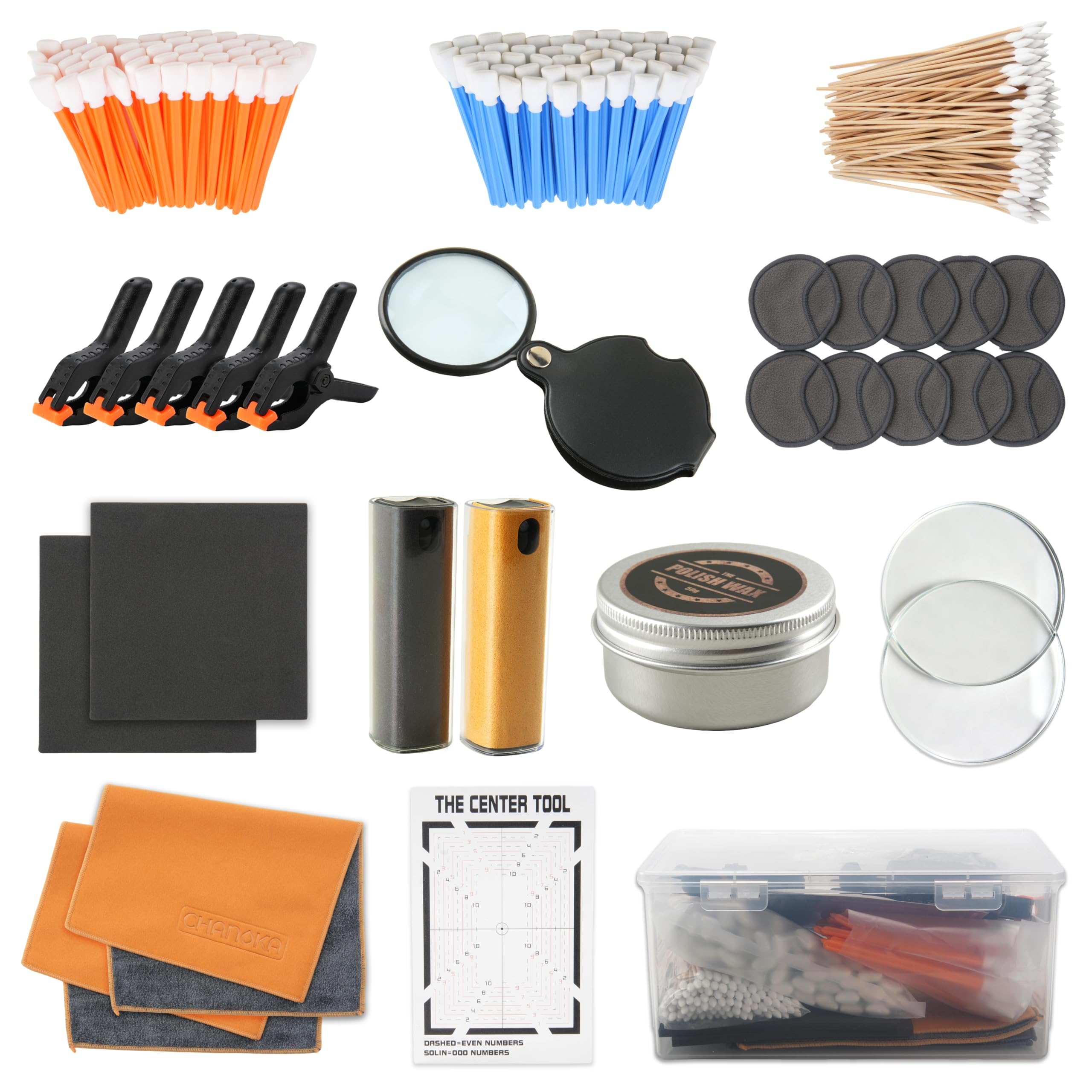 Photo 1 of 227 Pcs Card Care Clean Kit - Card Repair Polishing Kit with Cleaning Spray Polishing Cream, Trading Card Cleaning Kit with Card Grading Centering Tool, Flattening & Polishing for TCG PSA Sport Cards.