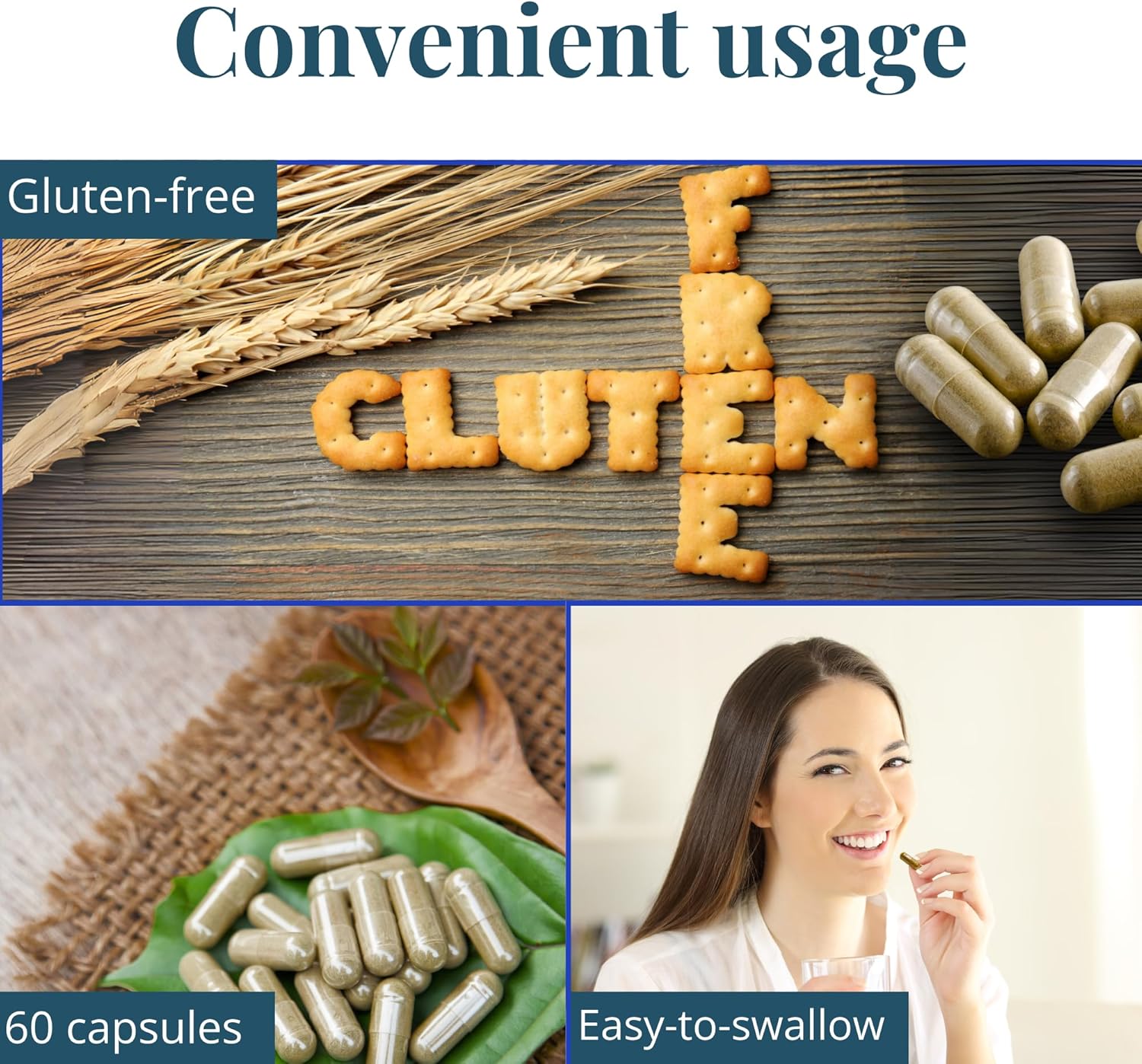 Brain Health Supplement–Memory, Focus & Brain Nourishment Support with Cognizin Citicoline, Phosphatidylserine, Shoden Ashwagandha, B Vitamins, Magnesium & Zinc–60 NutriWit Capsules