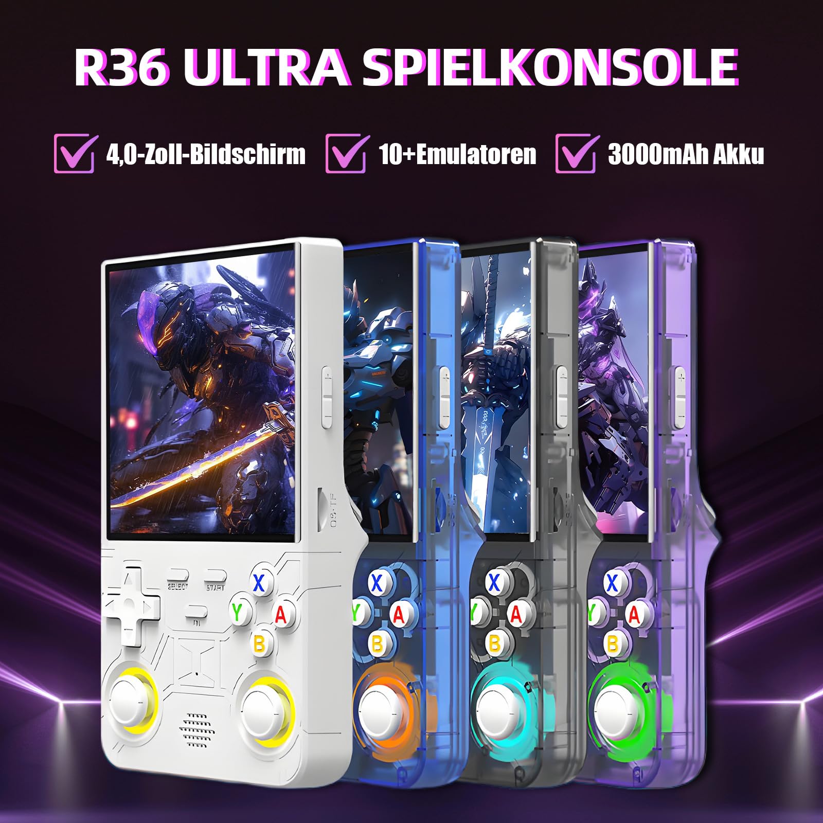 R36 Ultra Retro Handheld Game Console, 20,000+ Games, 25 Emulators