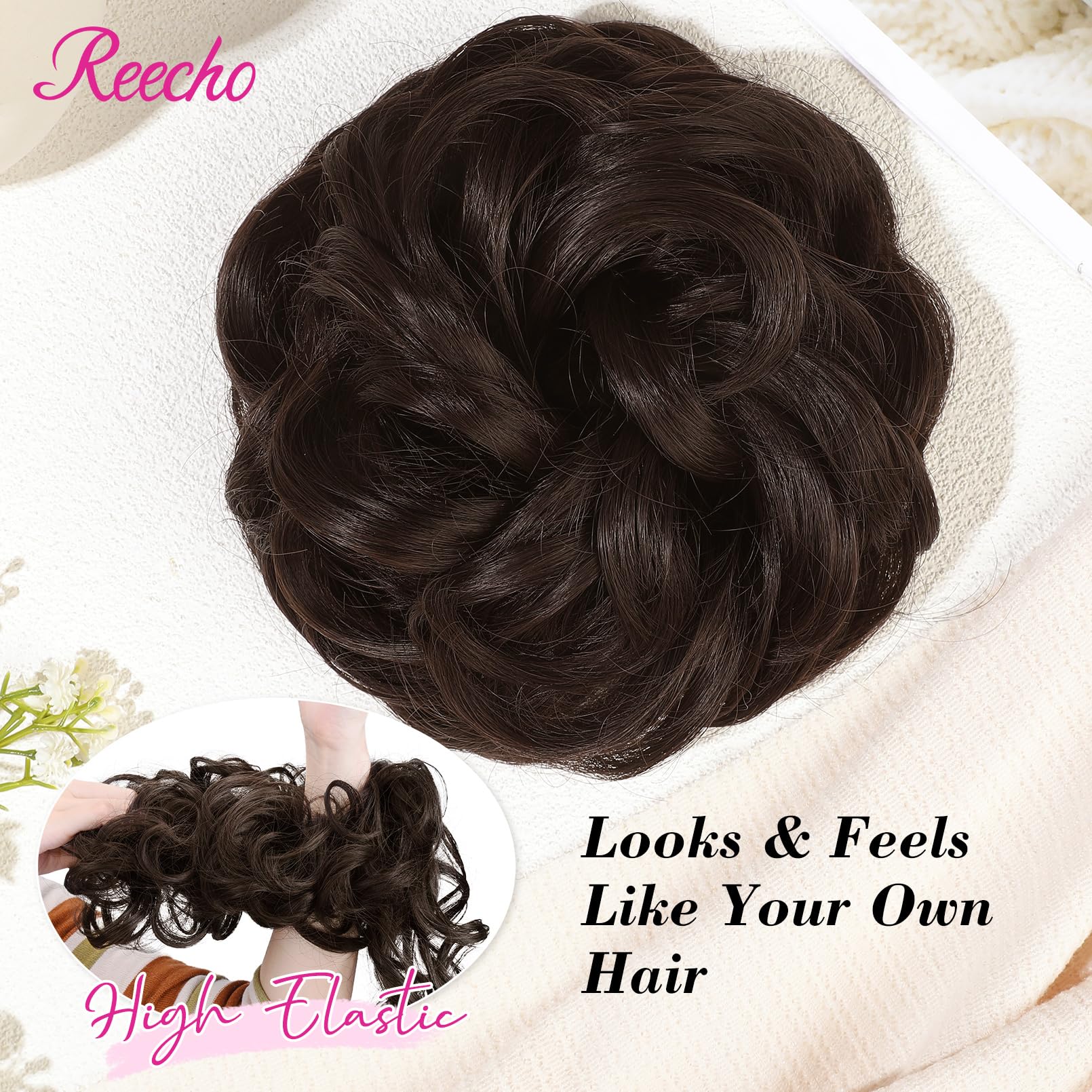 REECHO Messy Bun Hair Piece - Image 3