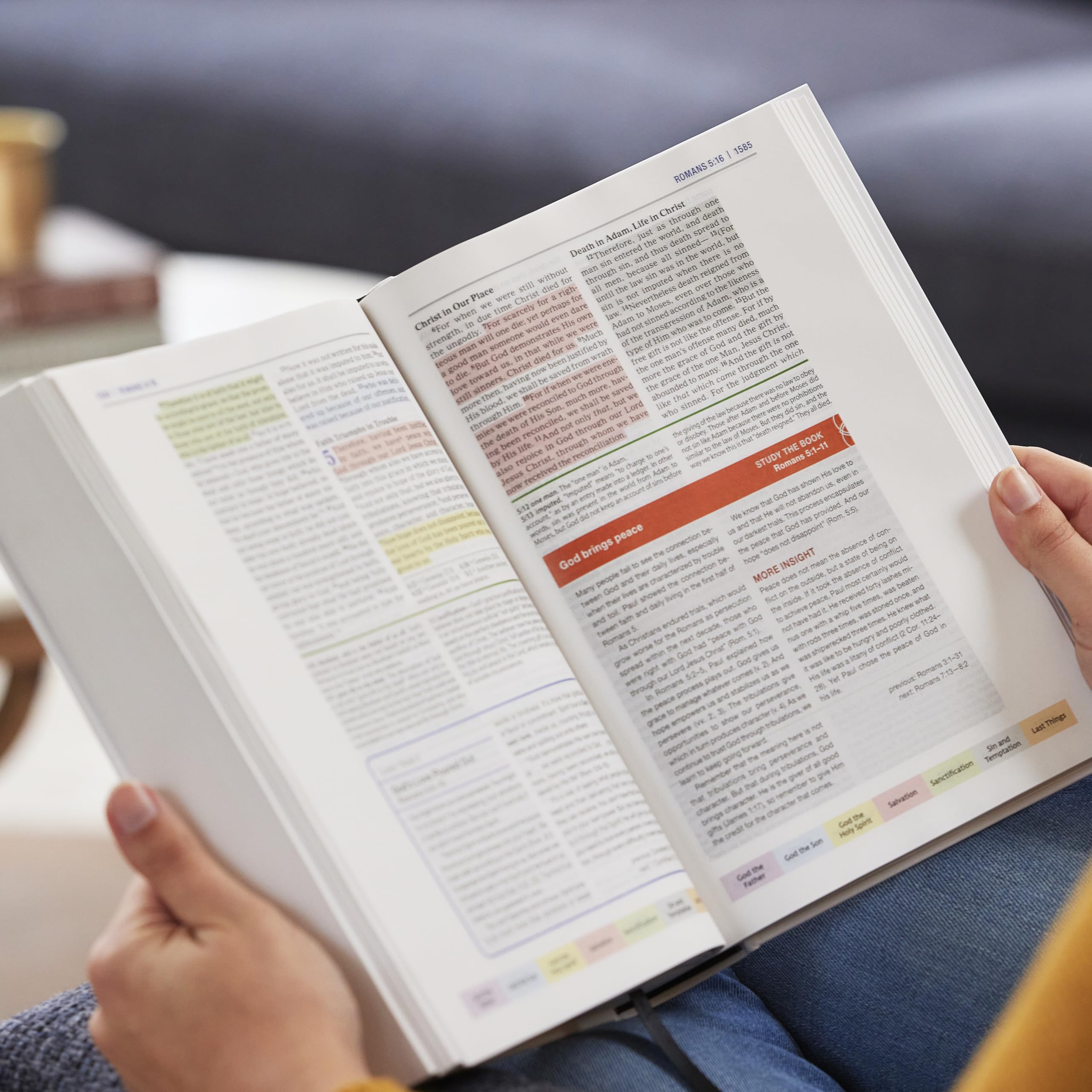 Color Code Study Bible, Revealing God's Truth Color by Color: Nkjv, Brown Leathersoft, Red Letter