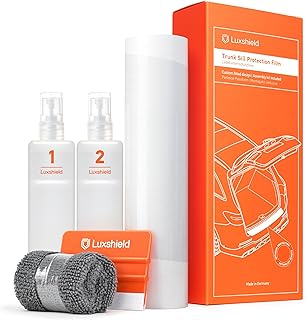 Luxshield Car Bumper Protector Set for iX I20 I 2021-2024 - Rear Bumper guards for cars, anti scratch, Paint Protection For Sill - Transparent