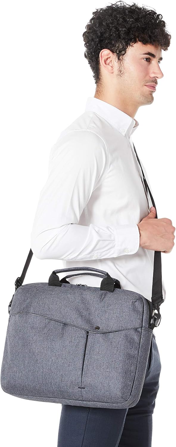 Amazon Basics Business Laptop Case - 15-Inch, Gray
