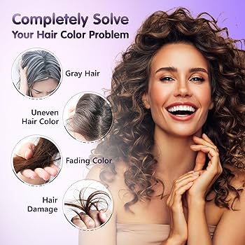 Amazon.com : Leorx 3 In 1 Hair Dye and Color Shampoo, Chestnut