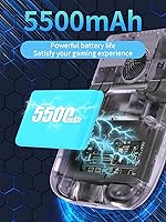 Vista 6 de RG405V Juego de mano retro, Android 12 Tarjeta TF 128G incorporada 3172 Juegos,Pantalla táctil IPS de 4 pulgadas con extremo frontal de juego