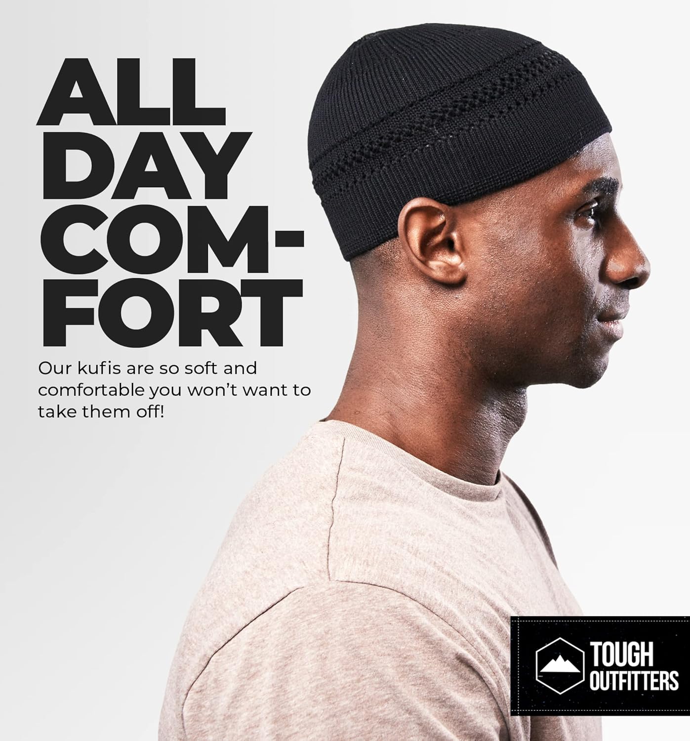 Tough Headwear Kufi Hat - Kufi Hats for Men Muslim, Turkish Kufi Cap - Image 7