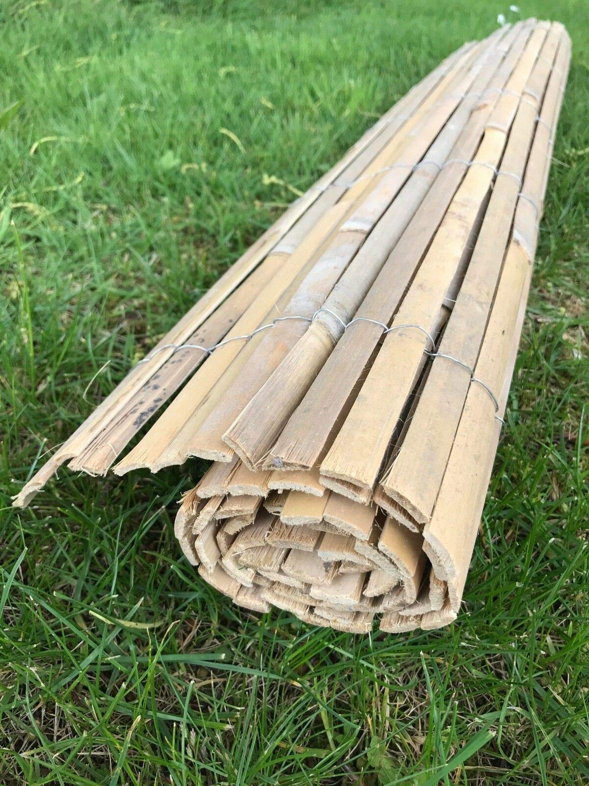 Best Artificial Real Bamboo Slat Fencing Screening Roll for Garden