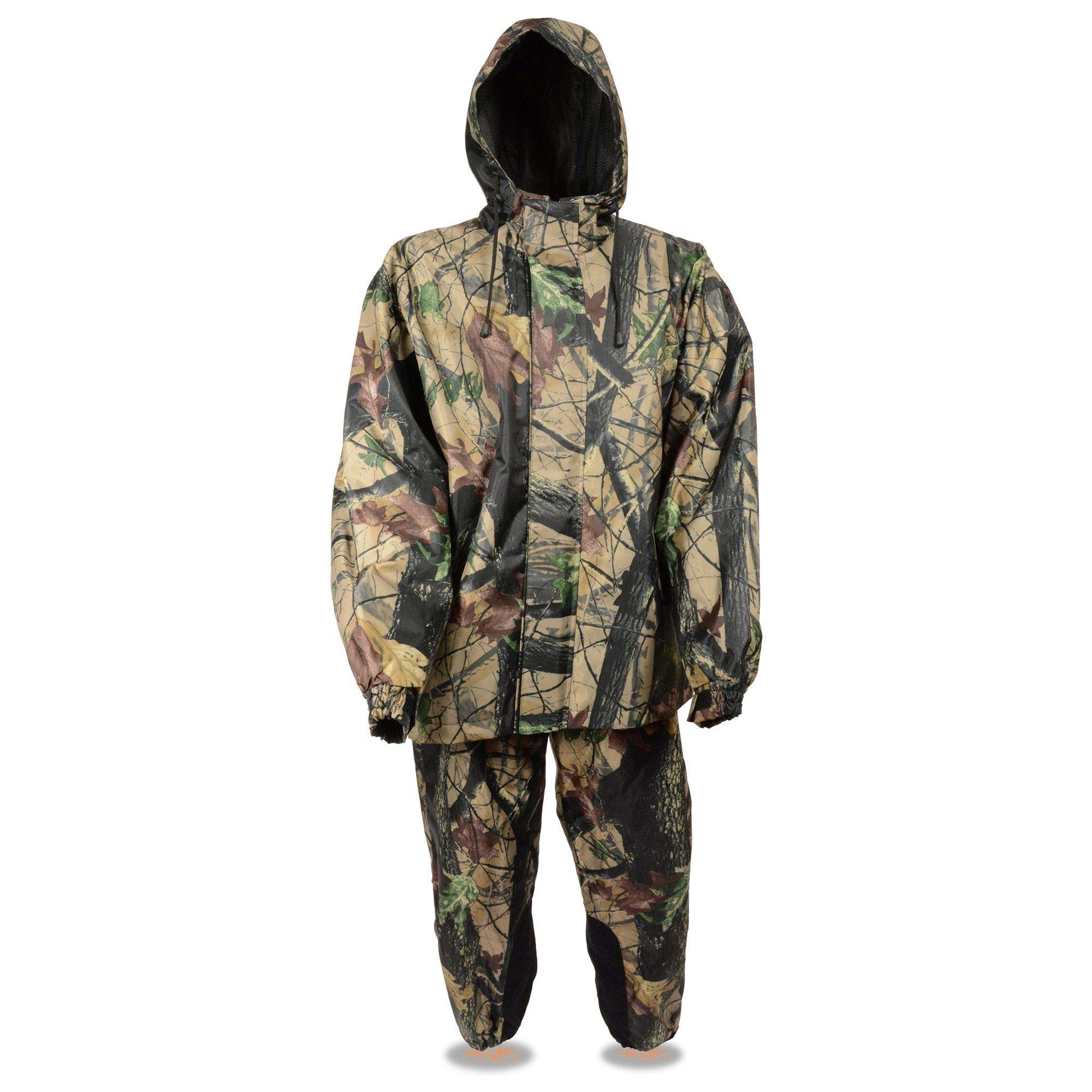 Milwaukee Leather Men's Motorcycle Riding Water Resistant Rain Suit