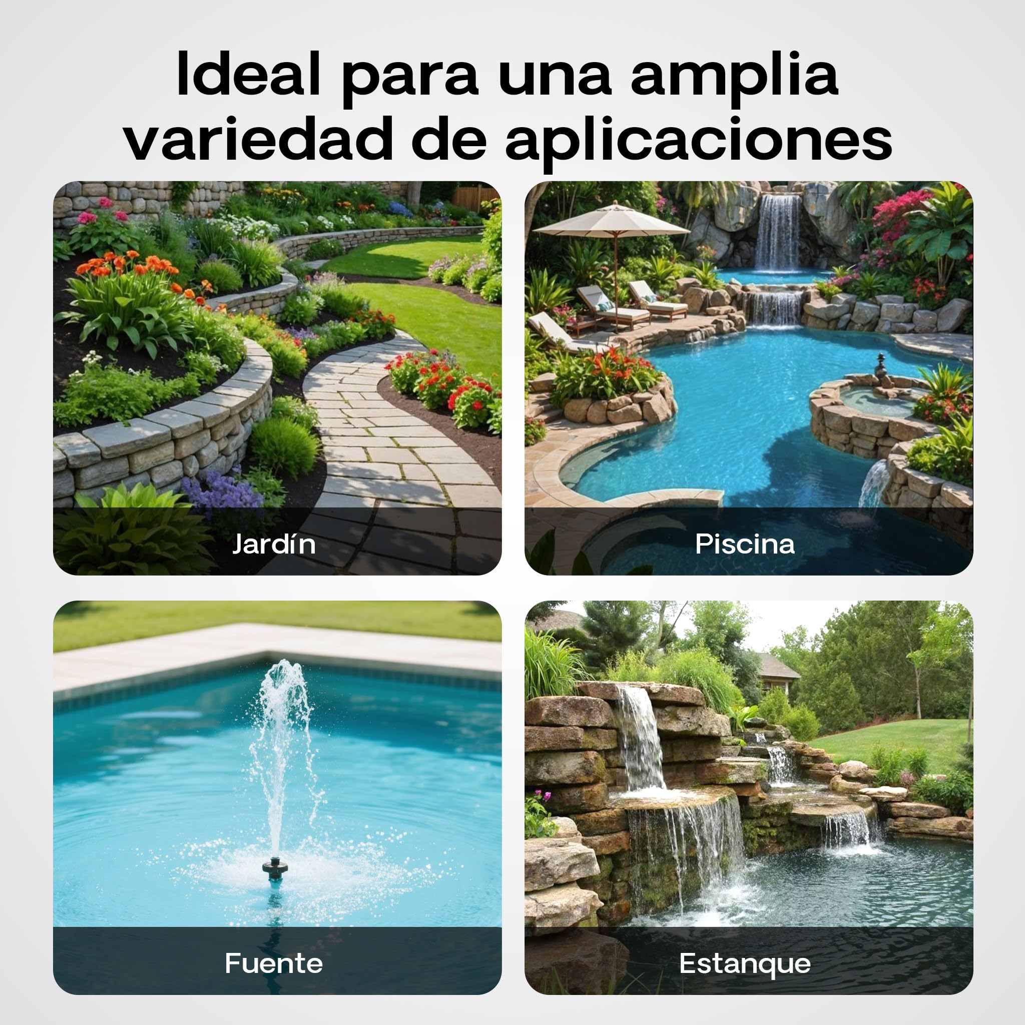 Wiltec Manguera flexible para estanque 5 m manguera en espiral reforzado 25 mm (1") negro PVC arroyo