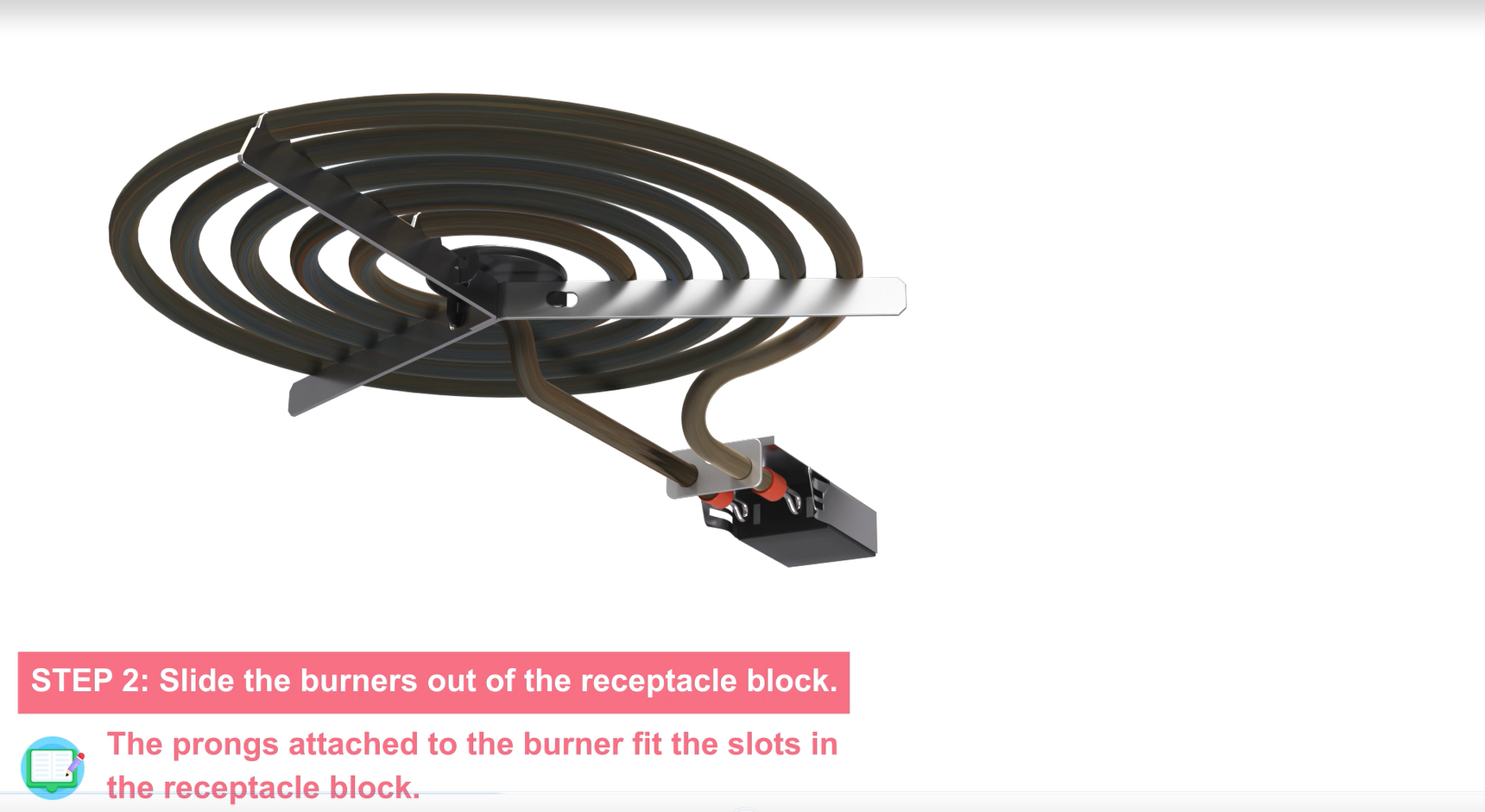 GE Range Small Burner Replacement - Model 222D3633P001 Compatible Burner