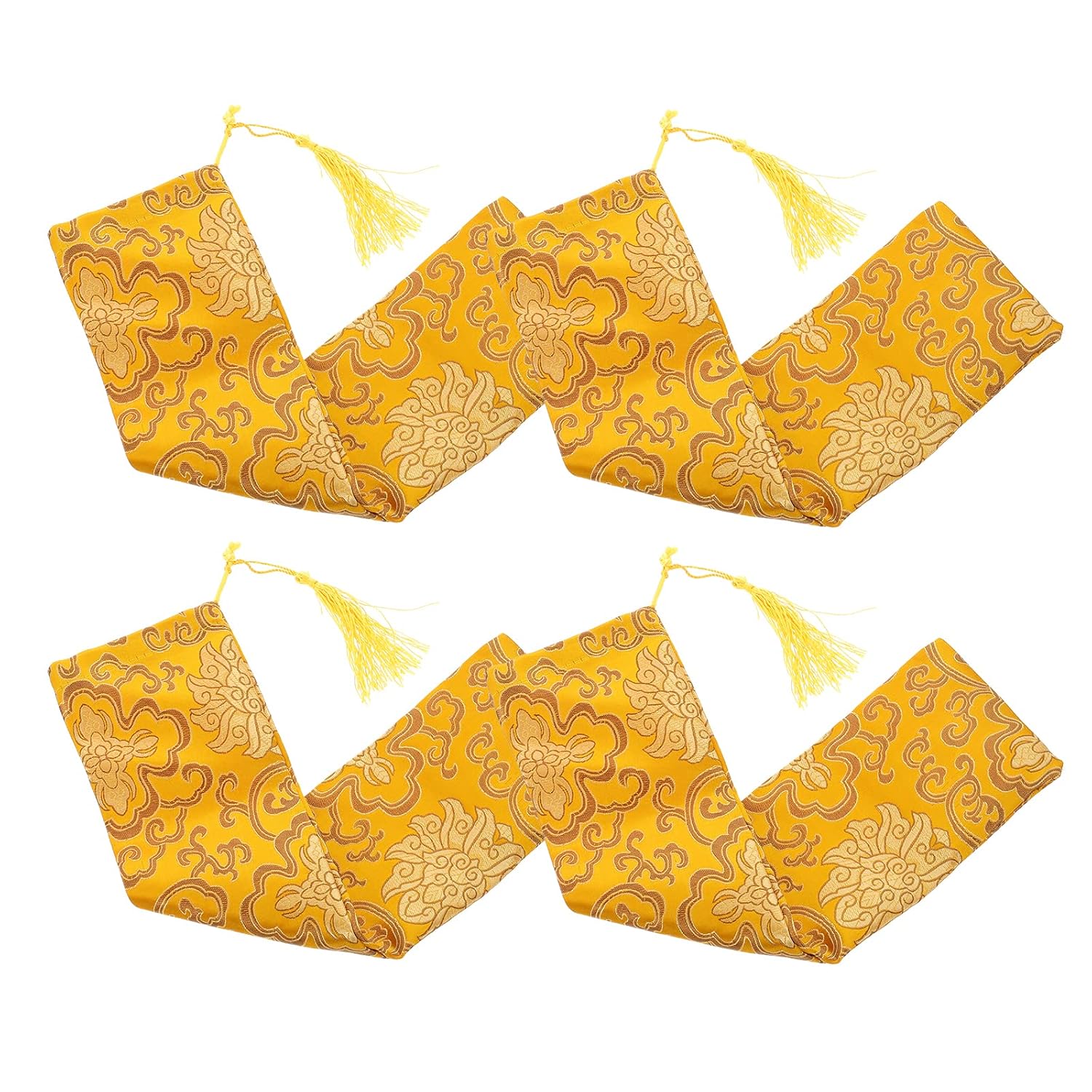 Generic 4pcs Scroll Painting Storage Bags Calligraphy Art Scroll