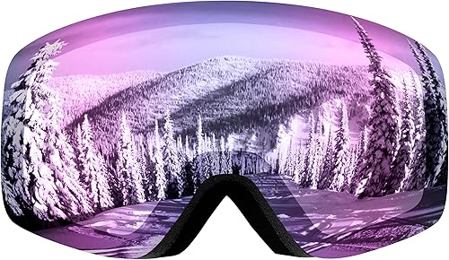 Miniatura 4 de Retrospec Unisex-Adult Flume Ski Goggles & Snowboard GogglesSnow Goggles