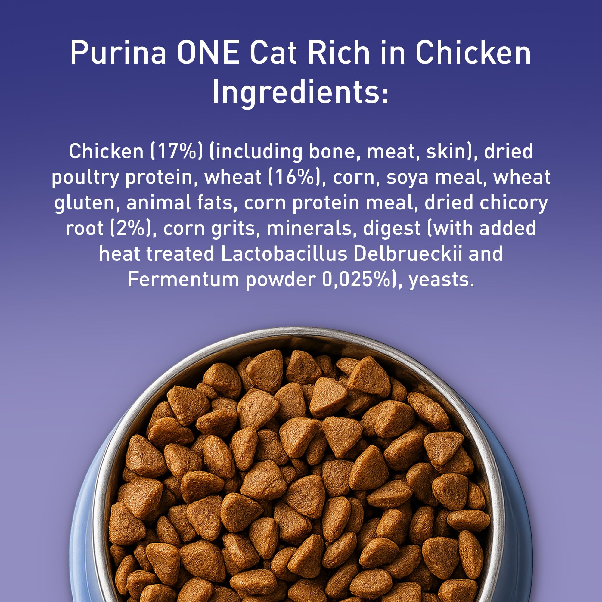 PURINA ONE Bifensis Adult Dry Cat Food Chicken 7.5kg Pack — view 8
