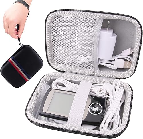 Estuche duro EVA dedicado para Masajeador TechCare Unidad de decenas más máquina de masajeador de pulso electrónico Estuche de transporte