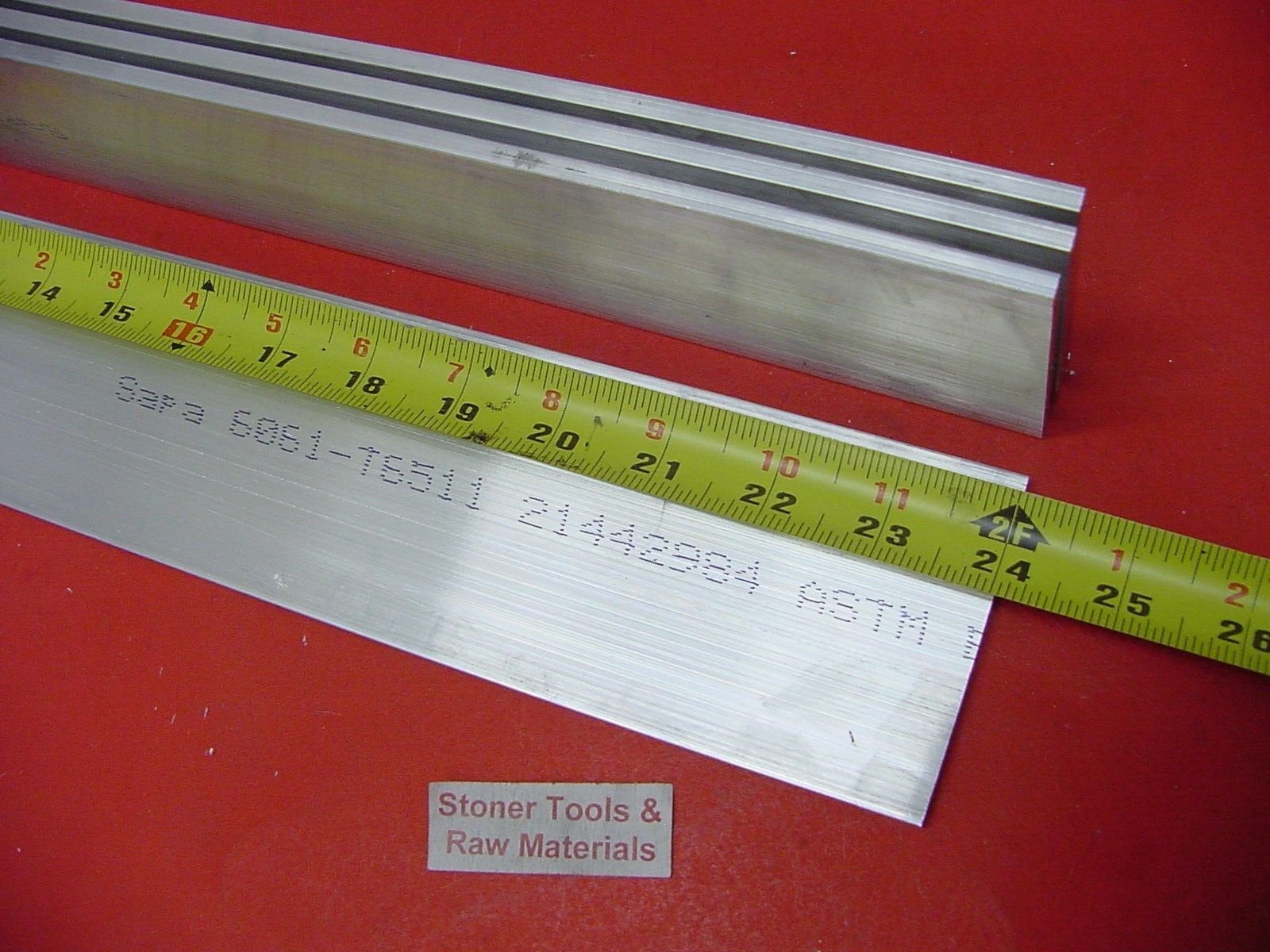 2 Pieces Of 6061-T6511 Aluminum Flat Bar - 1.5" X 2.5" X 6" Solid Mill Stock