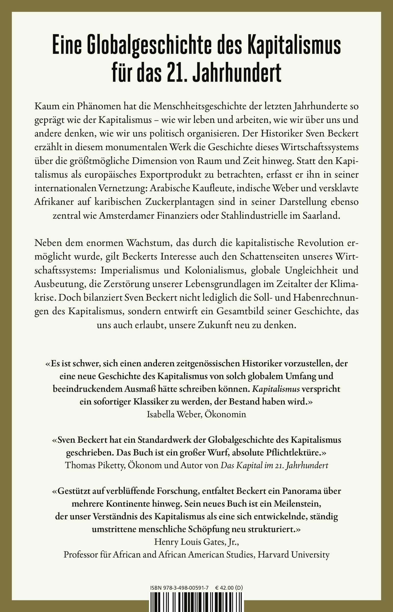 Kapitalismus: Geschichte einer Weltrevolution | Unter den "100 Notable Books of 2025" der NEW YORK TIMES