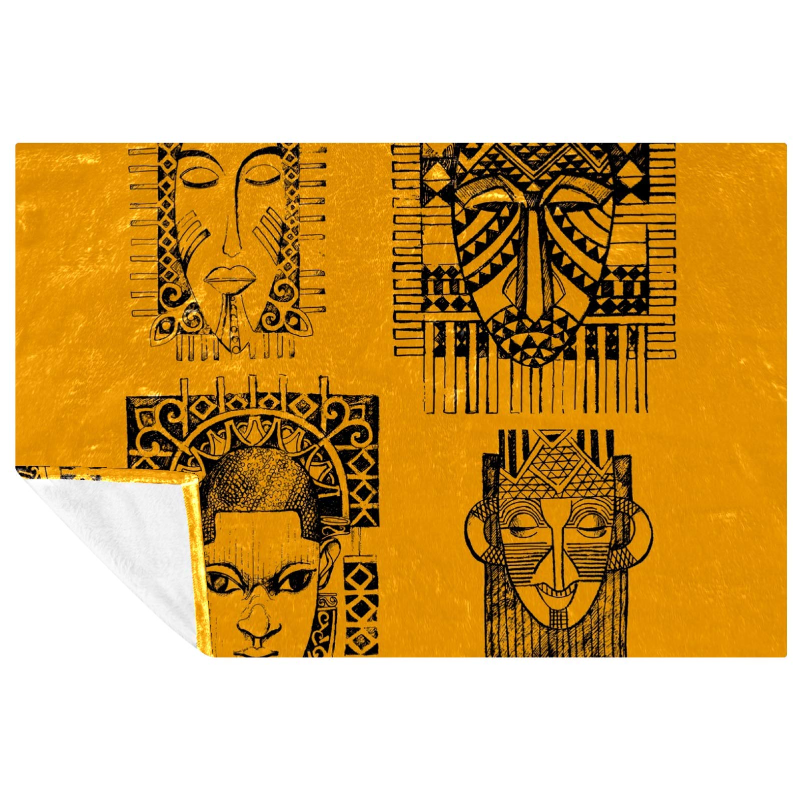 Couverture motifs africains pour pique-nique et camping en plein air