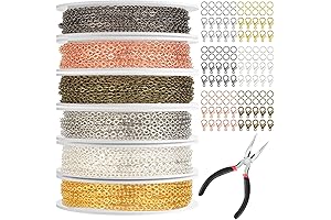 Jewelry Making Chain by Selizo: Perfect for Creating Stunning Necklaces, Bracelets, and More