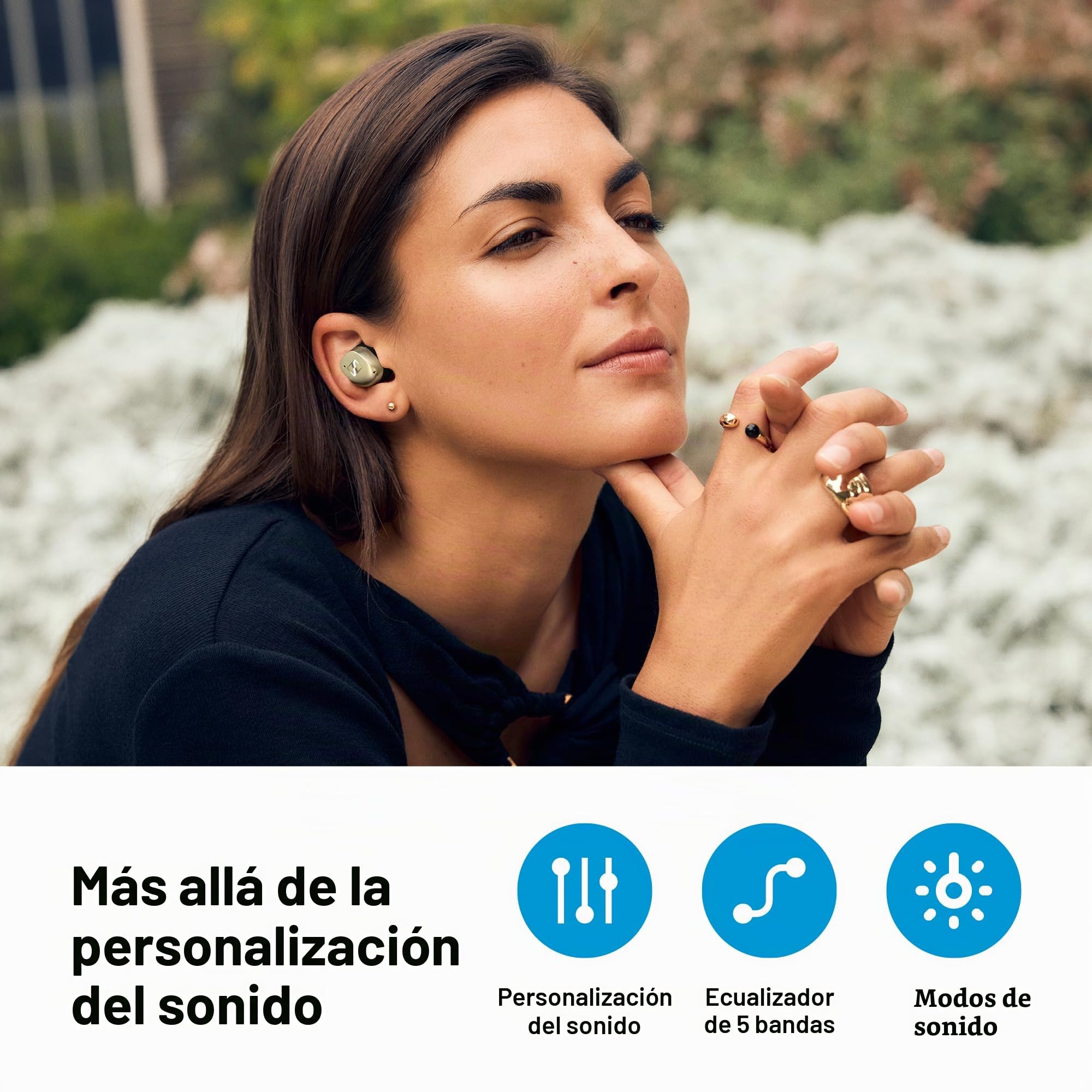 Sennheiser Momentum True Wireless 4 - Auriculares inalámbricos con sonido y música