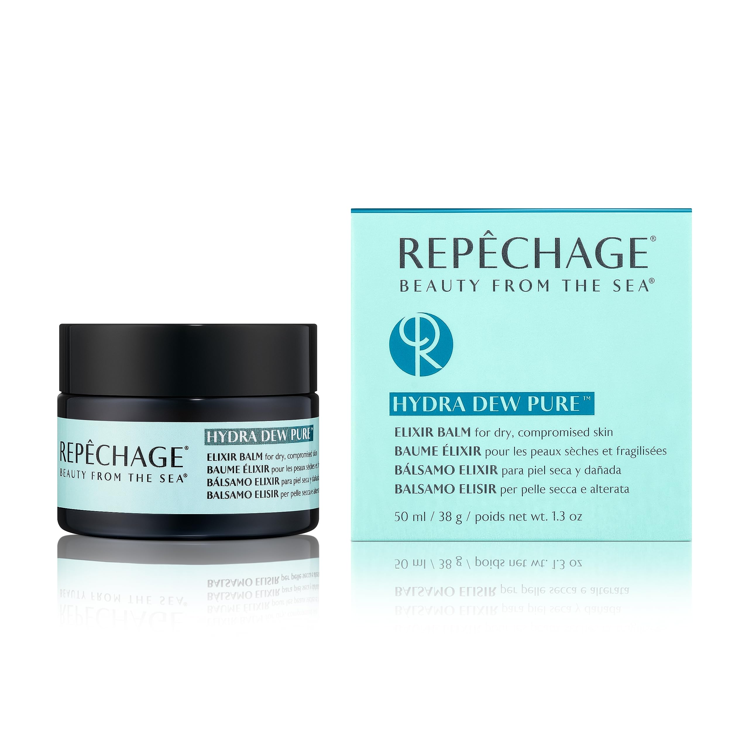 Repechage Elixir Balm for Dry to Compromised Skin. Help Soften Skin Pre and Post Shaving to Soften the Neck and Decollete, Smooth, and Nourish to Reduce Dryness. Use Anytime on Extra Dry 50ml.