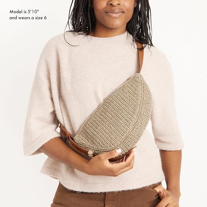 The Sak Tess Sling - Women's Small Crossbody Bag with Zipper Closure