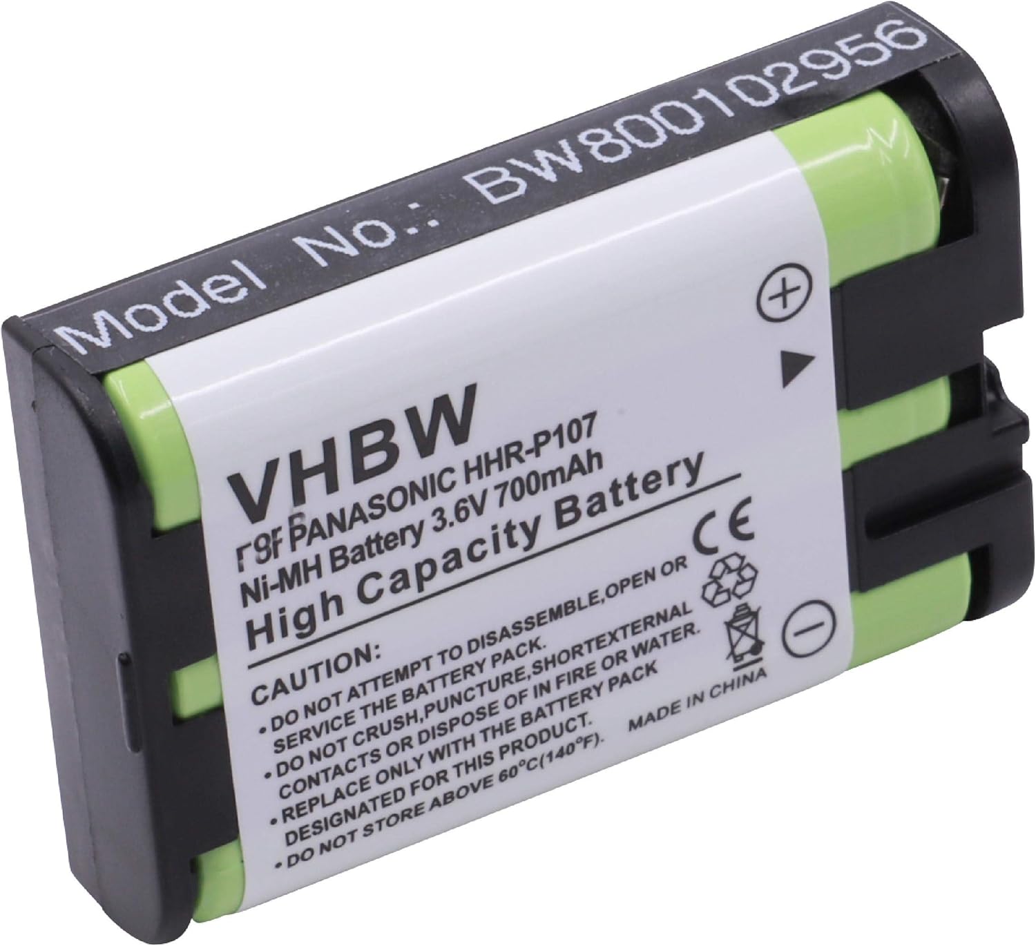 vhbw Batería Compatible con Radio Shack 23.479, 2300479, 23-479 teléfono Fijo o inalámbrico (700 mAh, 3,6 V, NiMH)