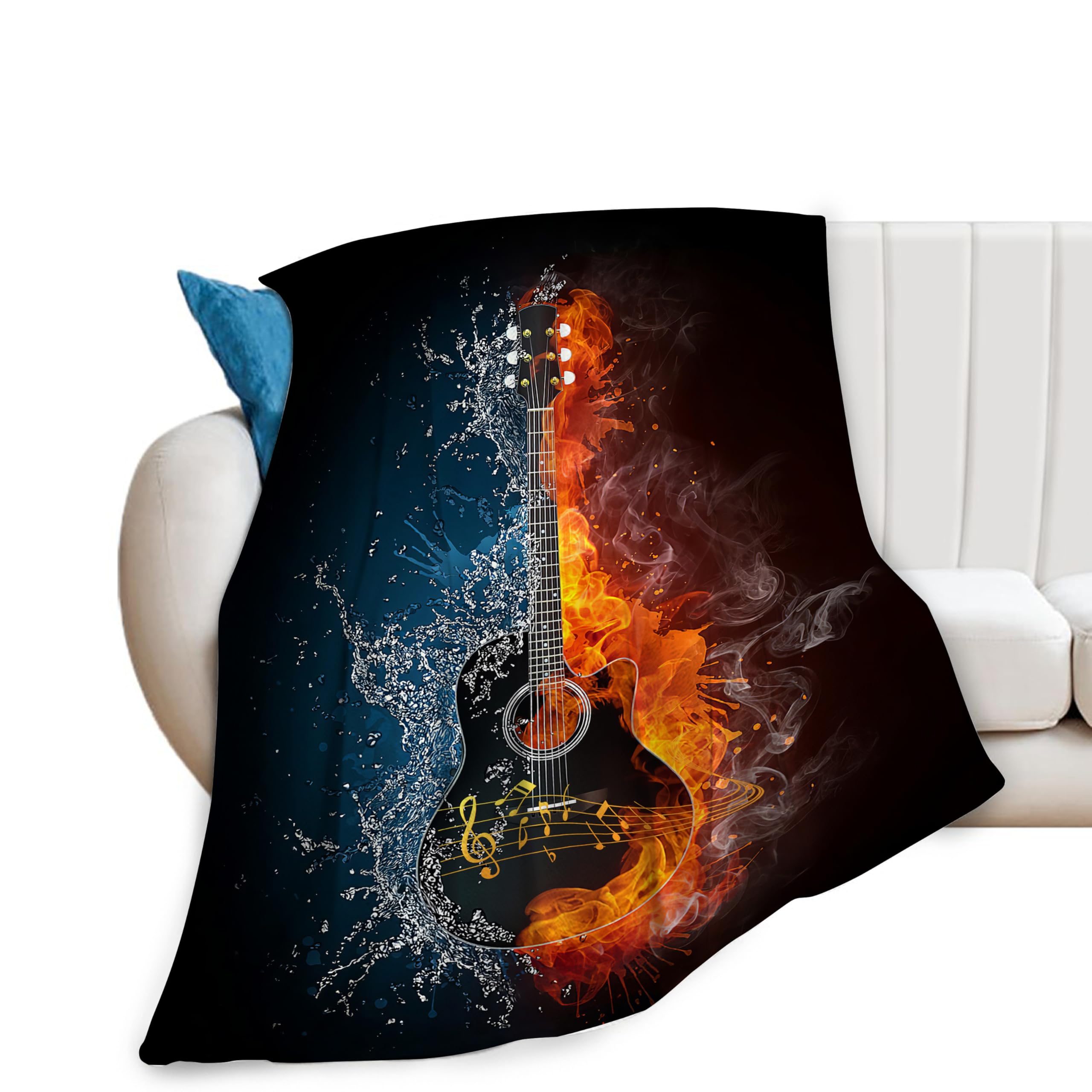 Guitar Vibes Quilted Blanket NCU0DDK2097