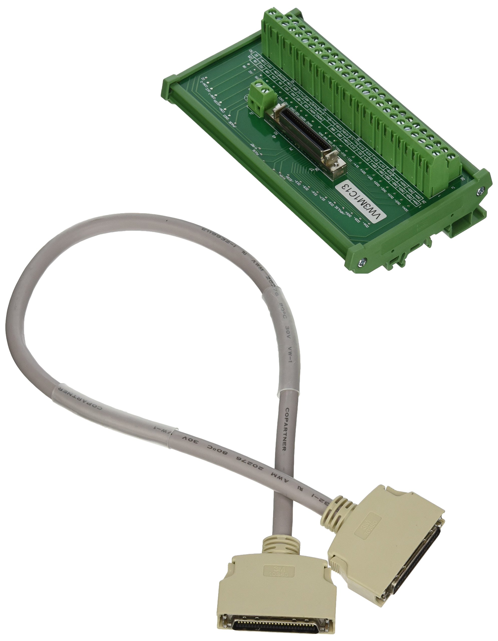 Bloc terminal LXM26/28 IO haute fiabilité avec connecteur 0.5m