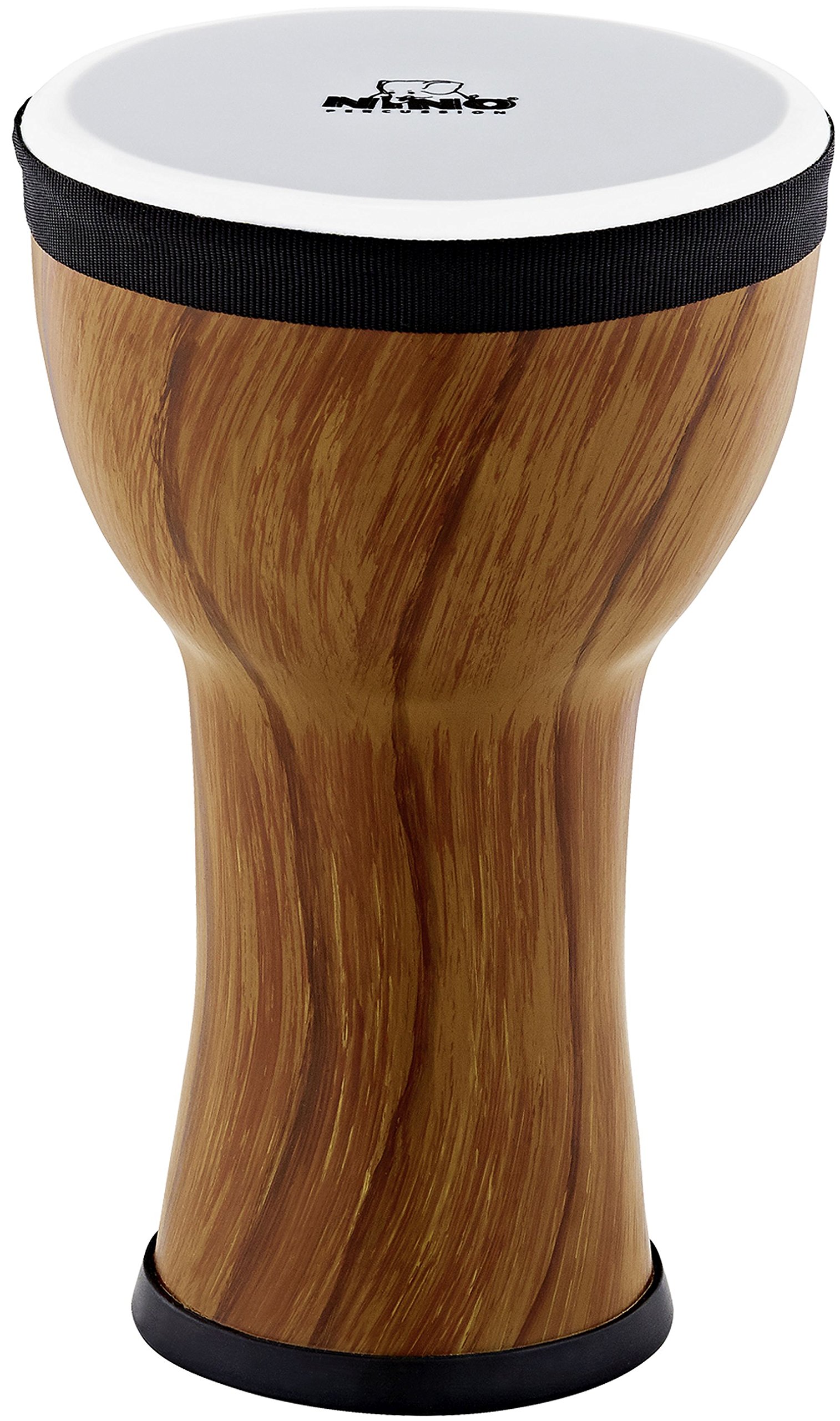 Nino Percussion Elements Mini Djembe – Petit Instrument de Musique pour Enfants à partir de 3 ans – Diamètre de 6 pouces – Plastique, Marron (NINO-EMDJ-TA)