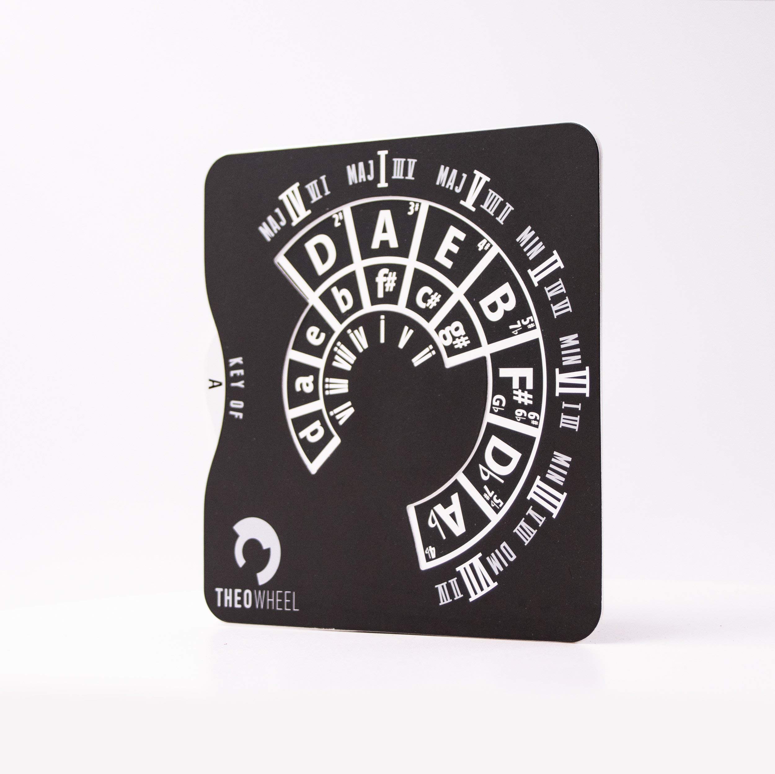 Theo Wheel Music Theory Made Simple (Pure Black) Circle of Fifths