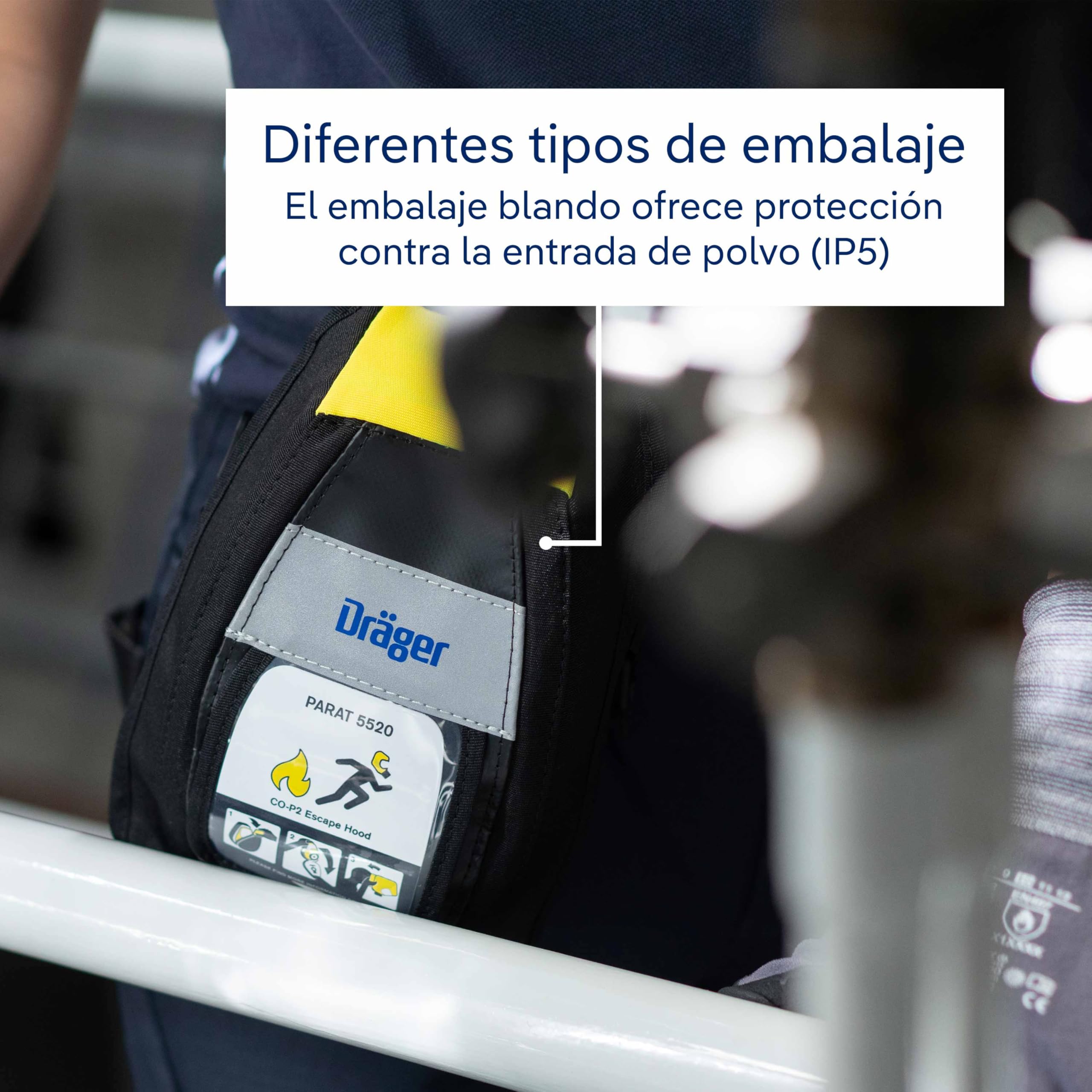 Dräger PARAT C Soft Pack Campana incendios 5520