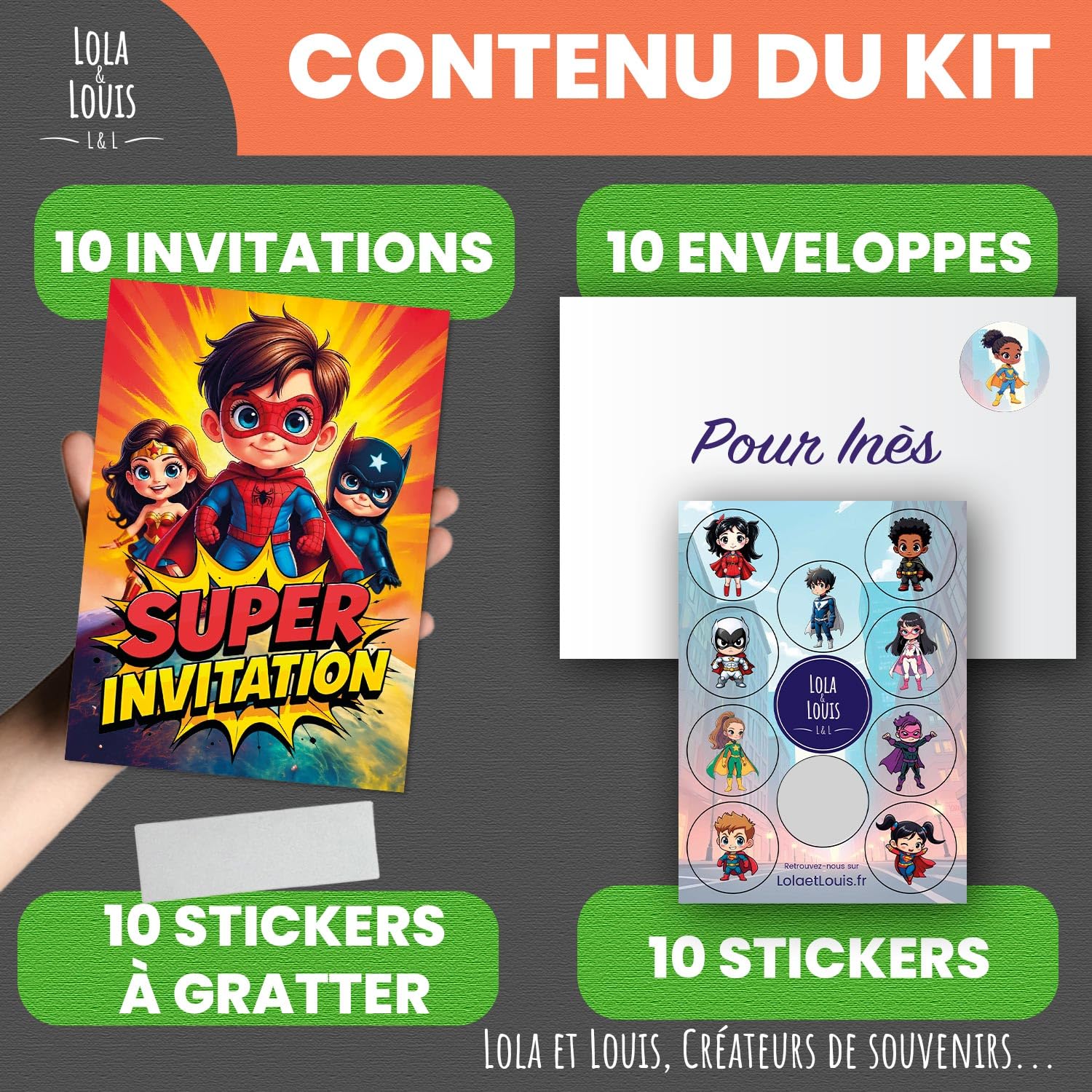 8 Cartes D'invitation + Enveloppes Harry Potter 10x16cm