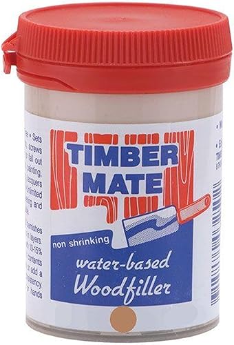 Timbermate Cereza/Caja de cepillo de madera de madera dura Tarro de 8 onzas