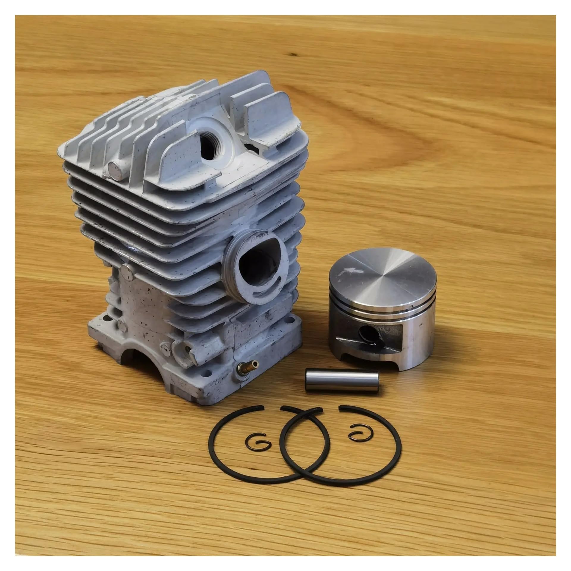Cylindre-piston MS390 49mm Nikasil pour entretien et réparation de tronçonneuse