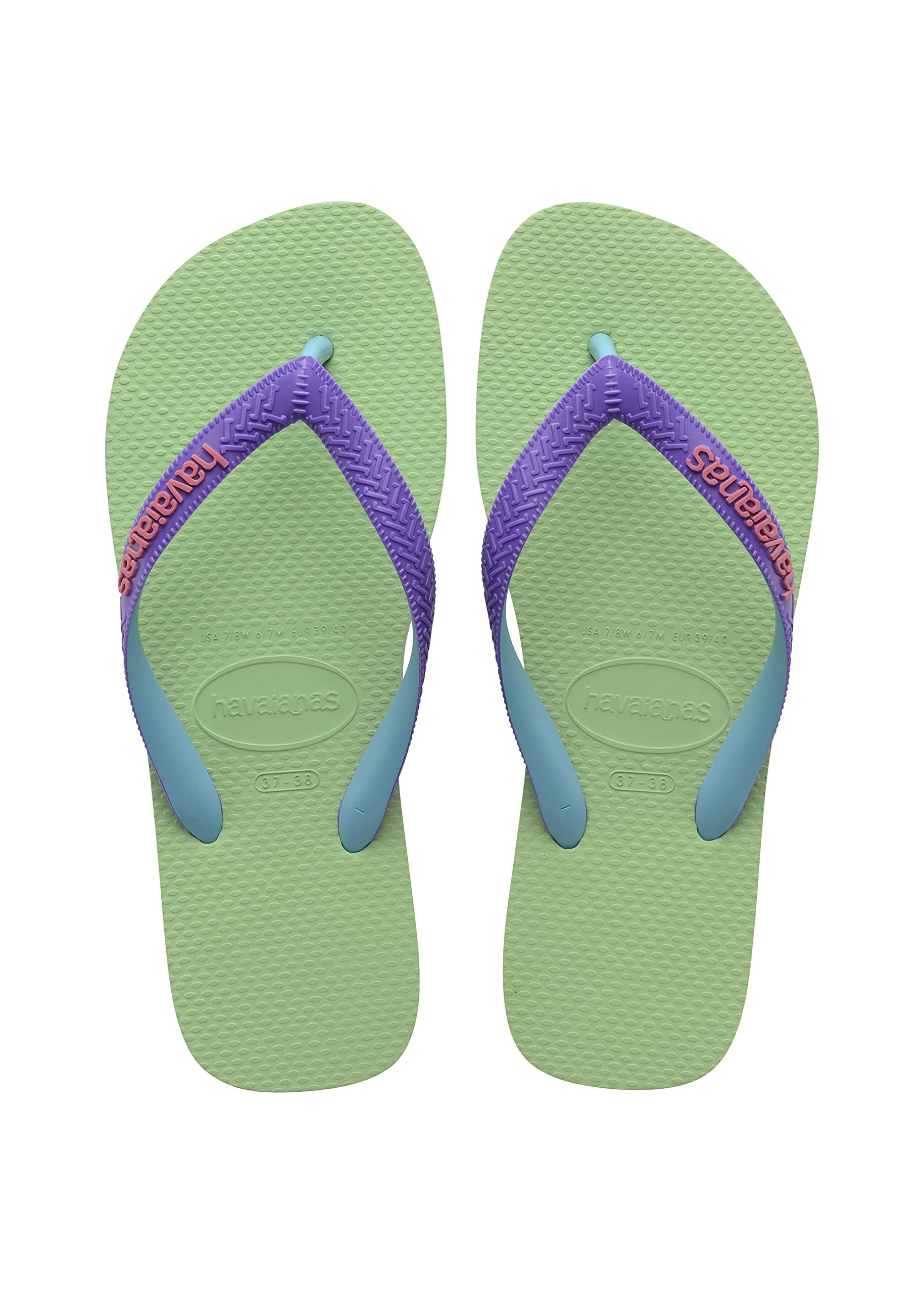 Havaianas - Top Mix, Comfortable, Durable, and Lightweight Flip-Flops, with Bicolour Straps, Anti-Slip Sole, Adults Unisex