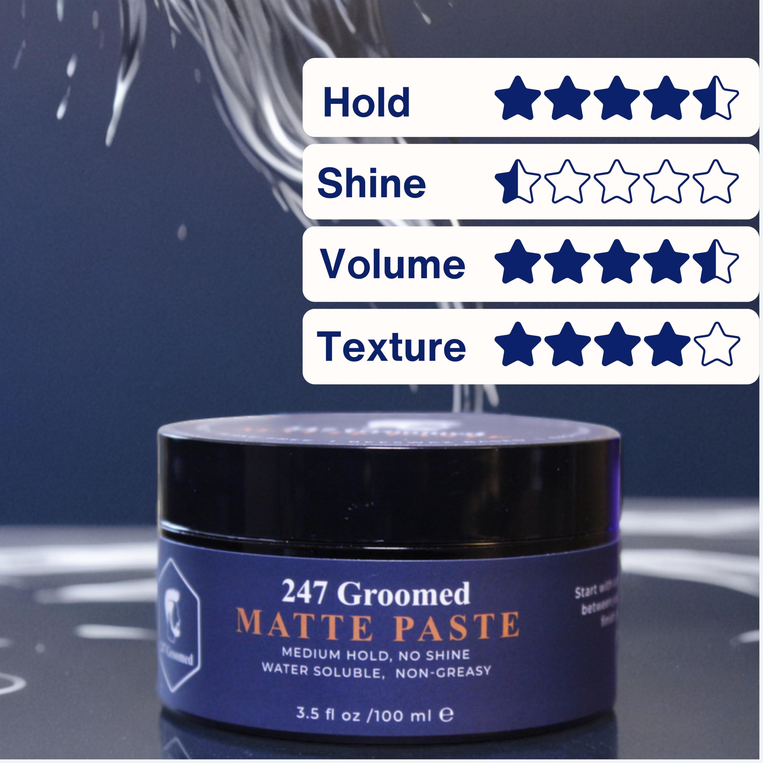 Matte Hair Paste for Men, Beige, 100 ml (Pack of 1) - Image 3