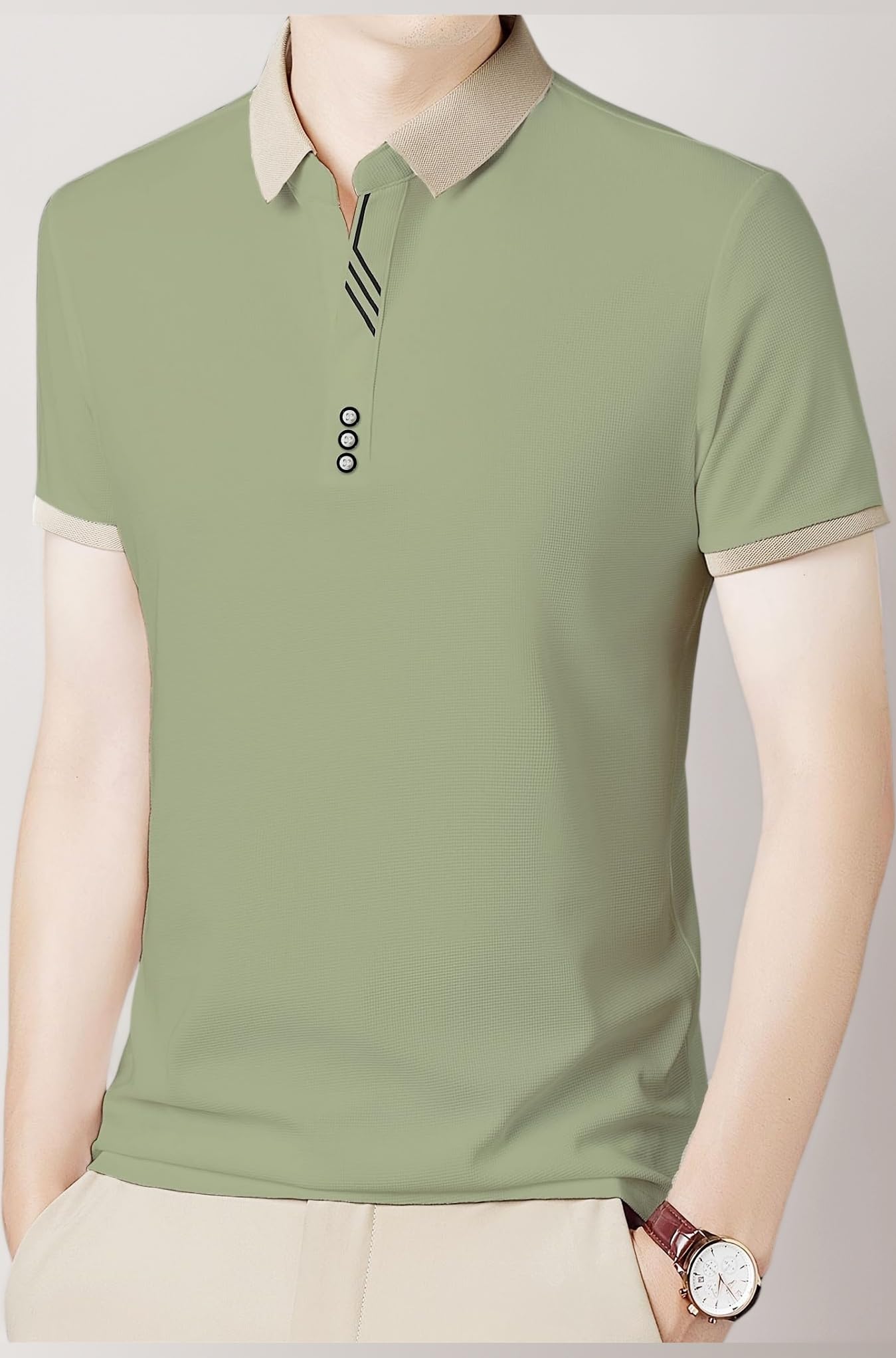 Lymio Polo T Shirt for Men || T Shirt for Man || Collar T Shirt Style Men (Packs Also Available) (Polo-55-58)