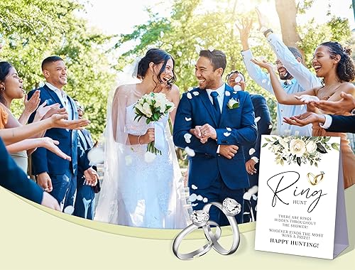 Miniatura 4 de Juego de caza de anillos bohemios, decoración de despedida de soltera, juego de ducha de boda, juegos de fiesta de compromiso, búsqueda del tesoro