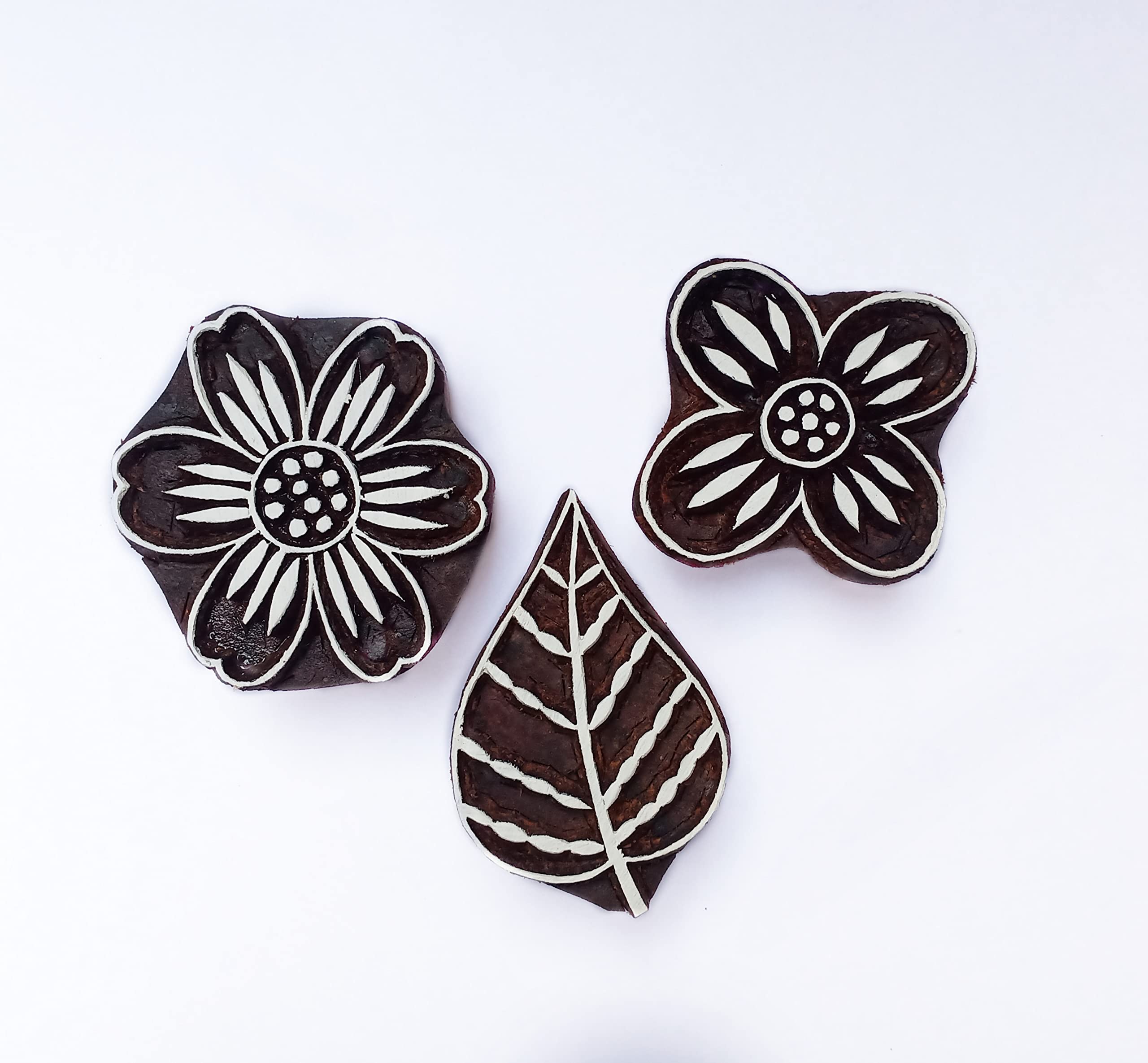 A. Blocks Art Flower Design 3 Piece Set Wooden Printing Block use for Printing Stamps (B09P3ZHZZJ) Amazon Price History, Amazon Price Tracker