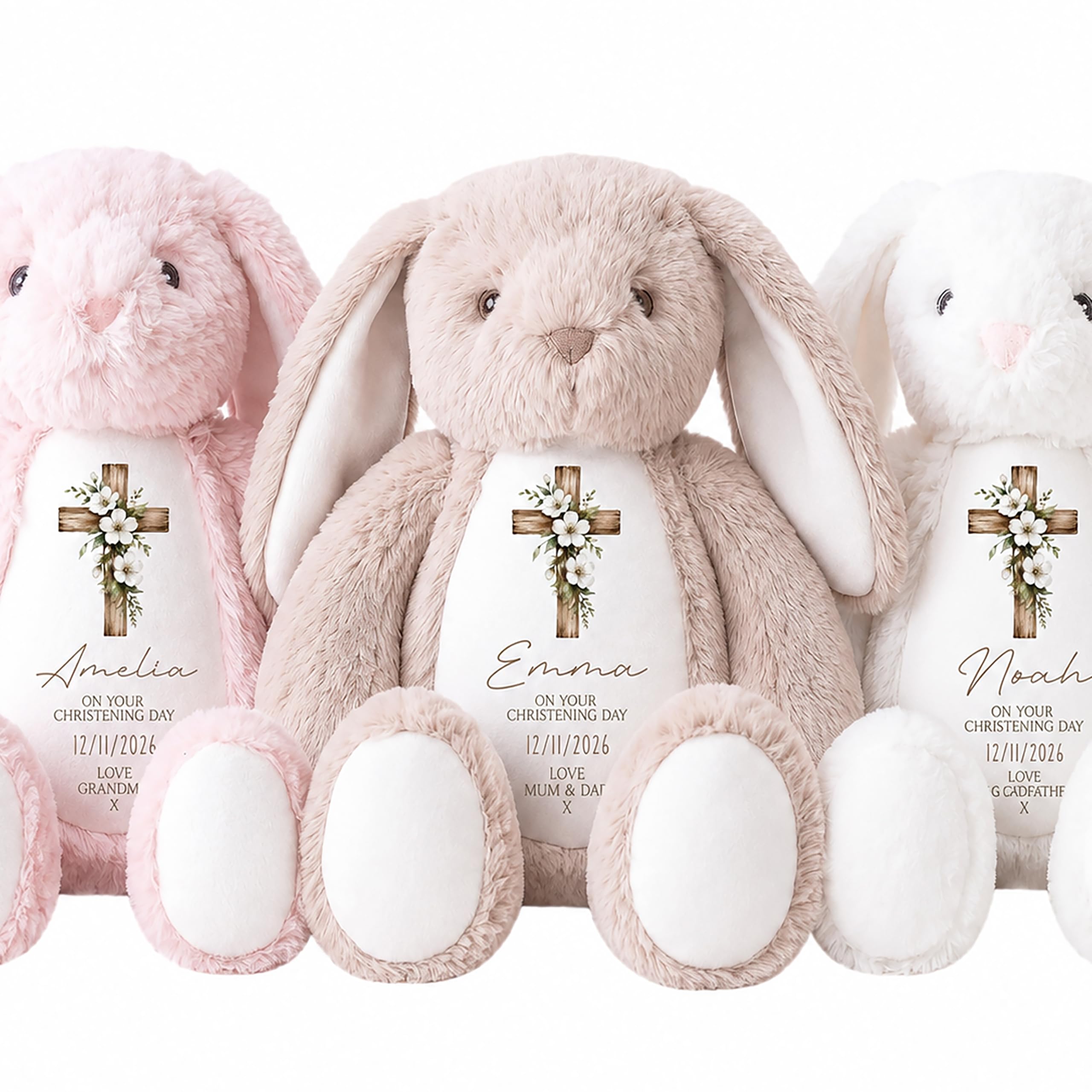 Personalised Christening Gift | Christening Teddy, Christening Gifts, Baptism Teddy | Custom Baptism Gift