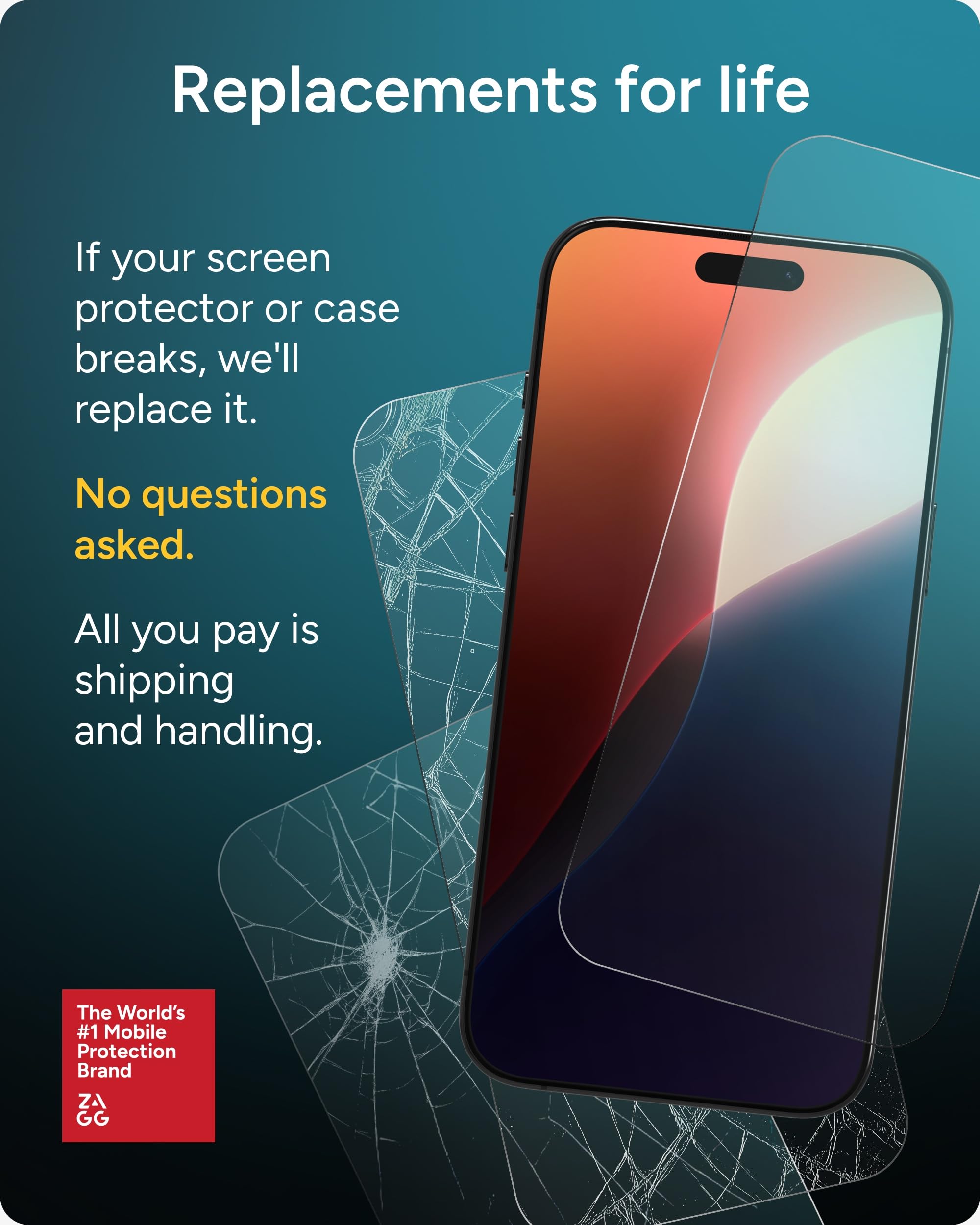 Zagg Santa Cruz Schnapp-Schutzhülle mit Ständer für iPhone 17, transparent, Fallschutz (4 m), MagSafe-Ladekompatibel, ClearGuard-Anti-Vergilbungstechnologie, Kratzfeste Hülle, weiß