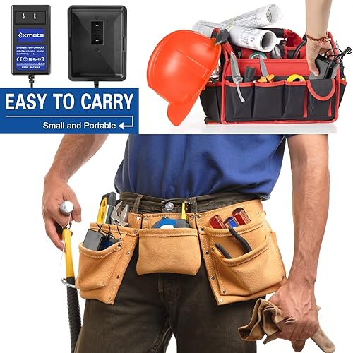 Miniatura 7 de Exmate Cargador de batería de iones de litio de 12 V compatible con batería RYOBI CB120L CB121L C123D BPL-1220 130503001 130503005 (no para batería