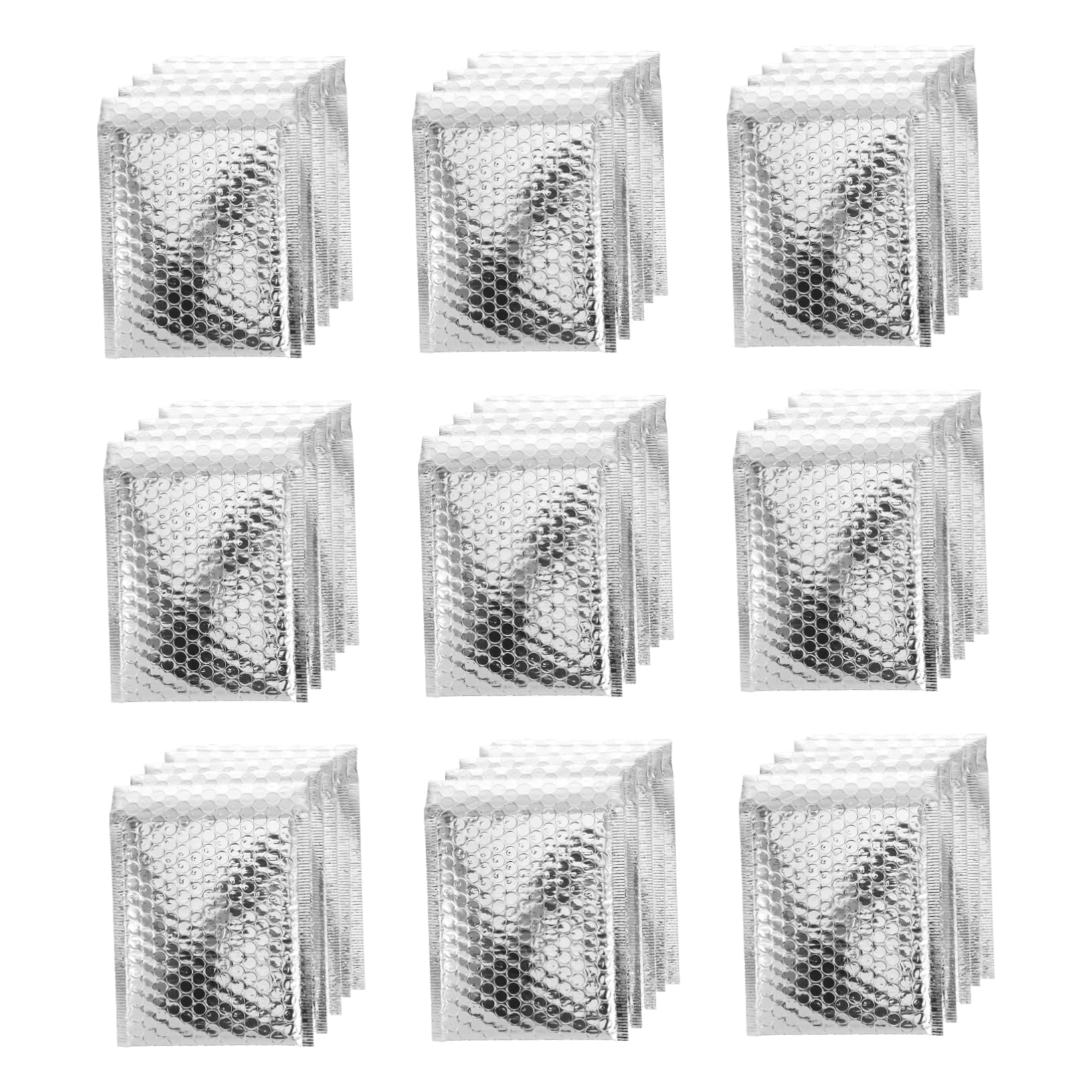 Enveloppes à Bulles Argentées 100 Pièces Makrofol pour Expédition | Laminées, Permettent L’écriture, Lot de 100, Usage Packaging et Écoles, Compatibles Étuis de Téléphone