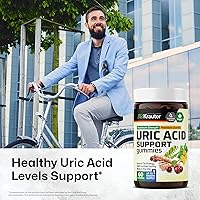 Vista 2 de BIO KRAUTER Gomitas de apoyo de ácido úrico – 60 masticables veganos – Soporte de ácido úrico con extracto de cereza agria y piedra chanca 4:1