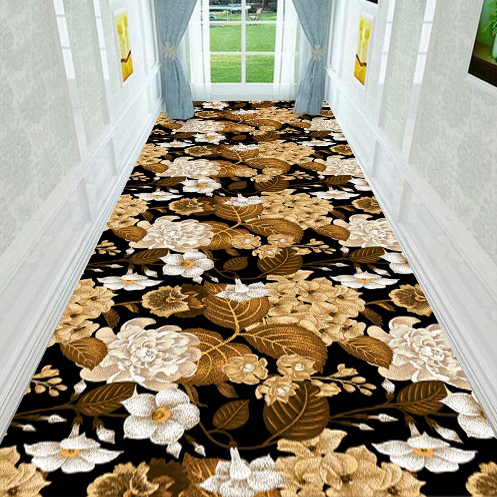 Tapis de passage contemporain lavable pour protéger les sols de cuisine