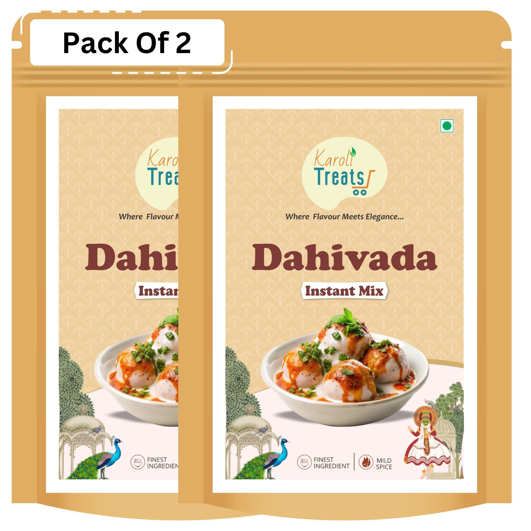 Karoli Treats Dahiwada Mix | Instant Dahi Vada Mix | Instant Dahi Bhalla Mix | Healthy and Delicious Breakfast Vegetarian, Gluten Free, No Preservative, No Added Flavours & Colors, P2x500gm | 1kg (B0DFMNLH1N) Amazon Price History, Amazon Price Tracker