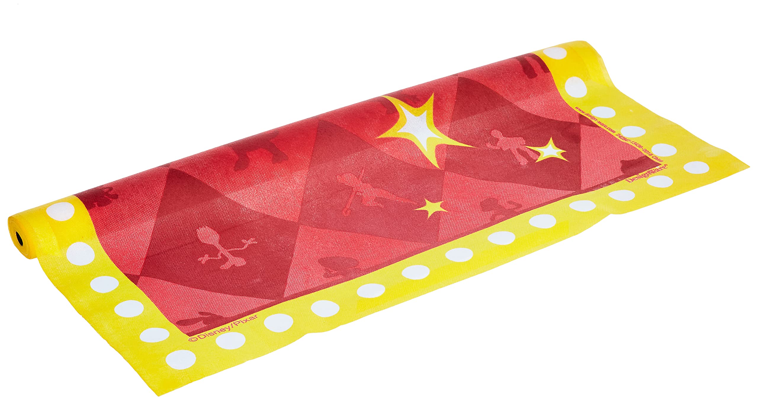 Tapis Toy Story 4 Amscan Jaune et Rouge Décoration Anniversaire